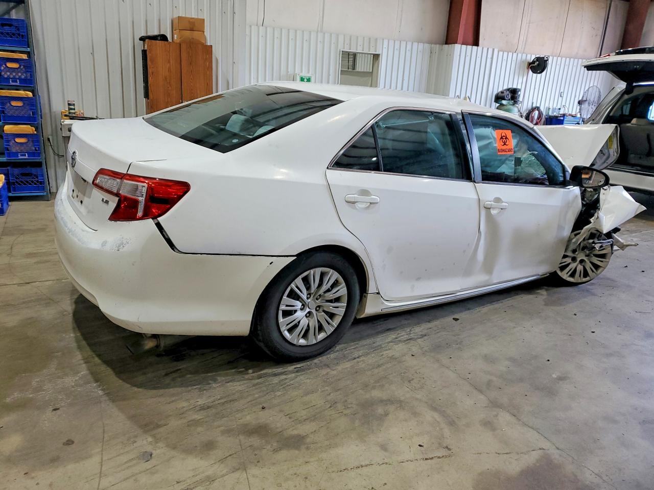 2012 Toyota Camry Le Белый vin: 4T4BF1FK4CR207026