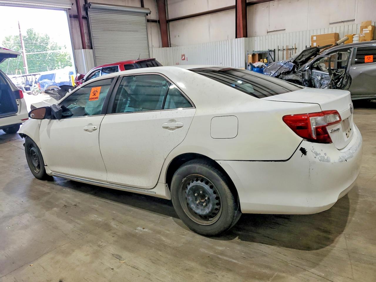 2012 Toyota Camry Le Белый vin: 4T4BF1FK4CR207026
