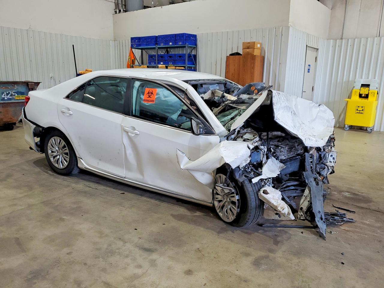 2012 Toyota Camry Le Белый vin: 4T4BF1FK4CR207026