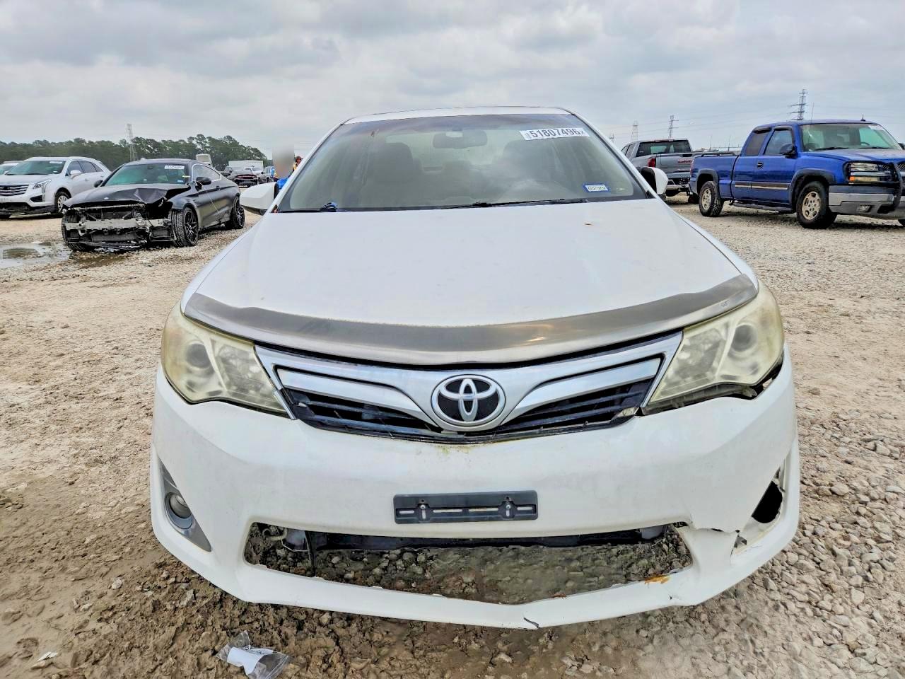 2012 Toyota Camry Xle White vin: 4T4BF1FK4CR217877