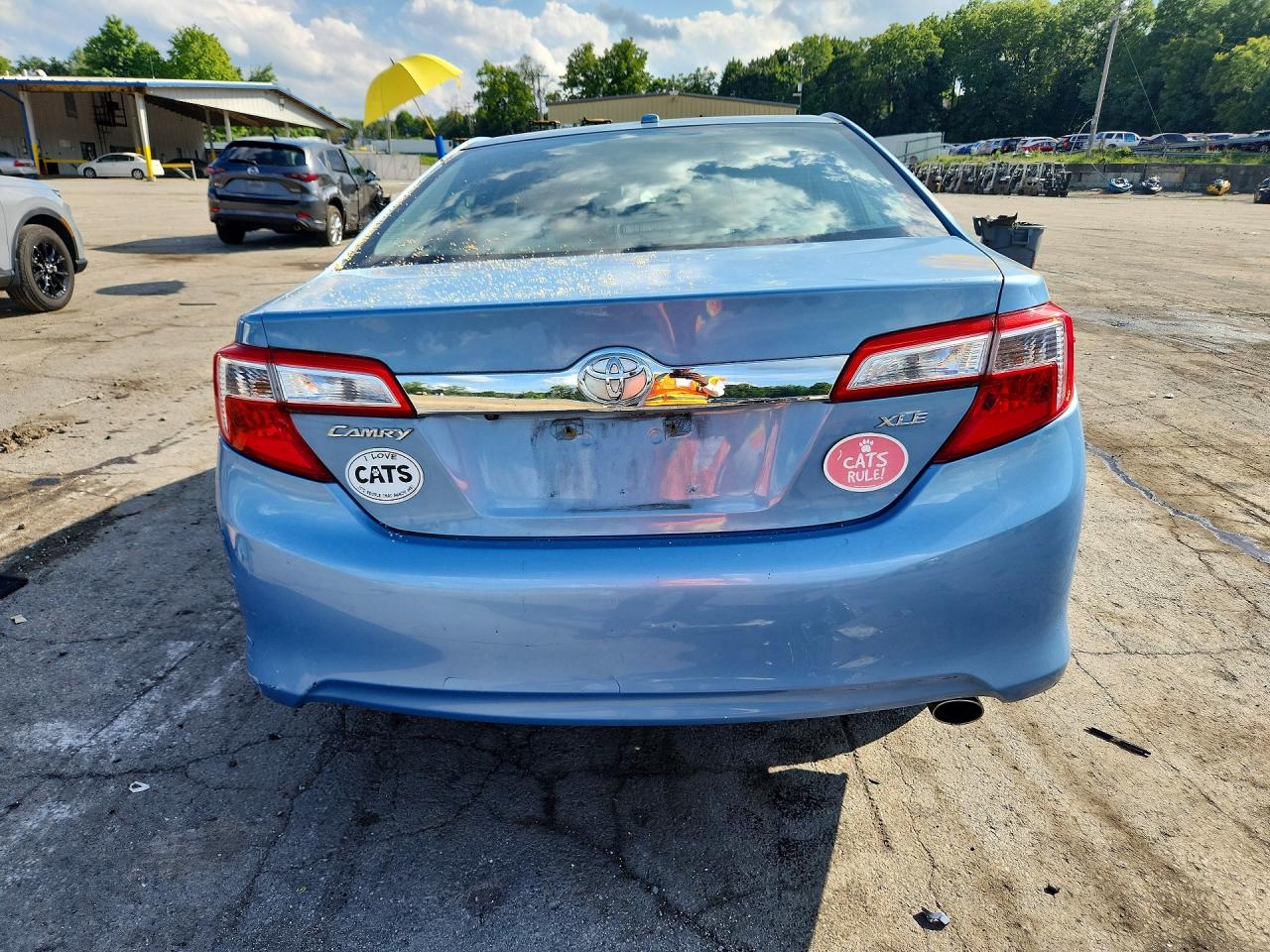 2012 Toyota Camry Xle Черный vin: 4T4BF1FK4CR218561