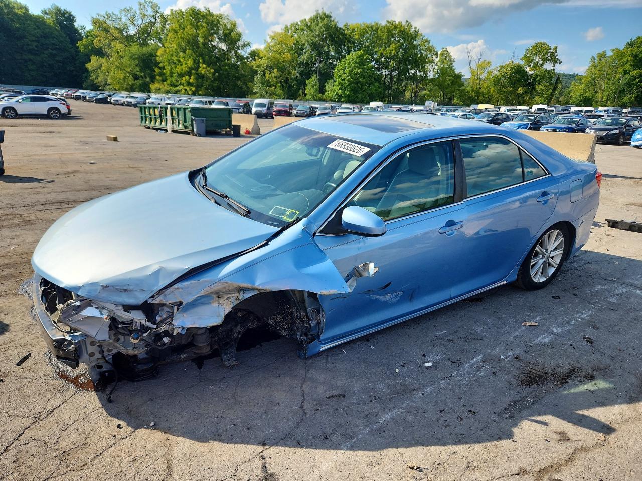 2012 Toyota Camry Xle Black vin: 4T4BF1FK4CR218561