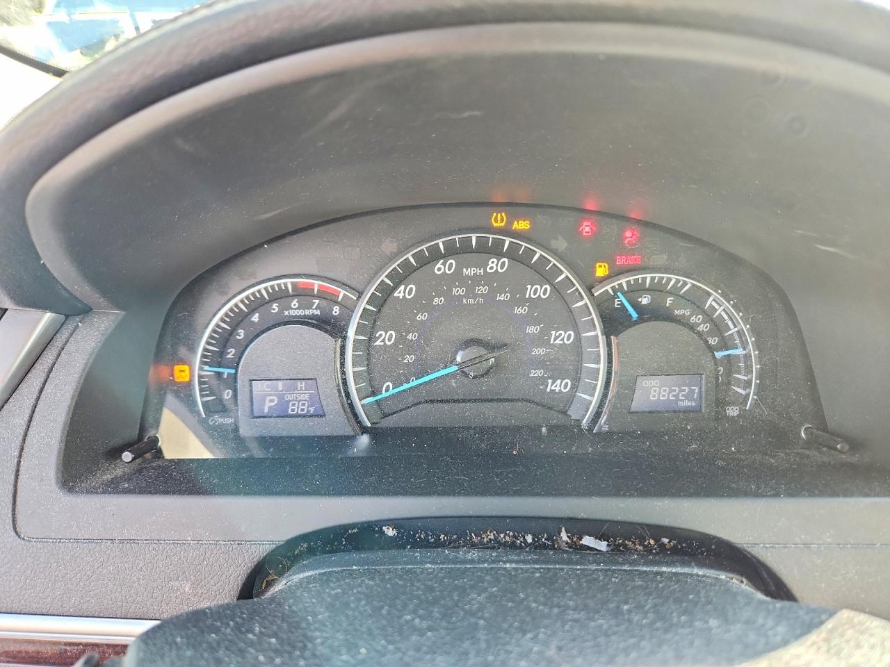 2012 Toyota Camry Xle Черный vin: 4T4BF1FK4CR218561