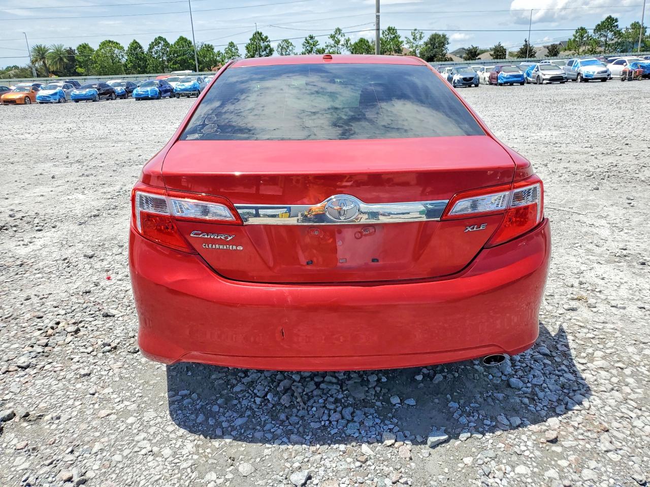 2012 Toyota Camry Xle Burgundy vin: 4T4BF1FK4CR221895