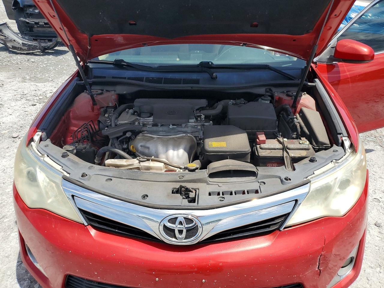 2012 Toyota Camry Xle Burgundy vin: 4T4BF1FK4CR221895