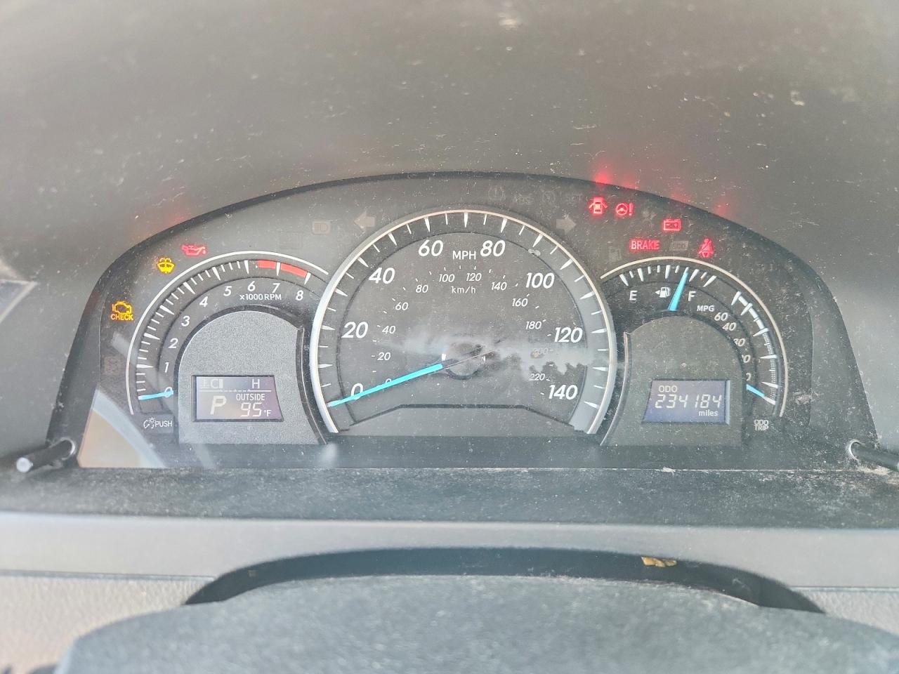 2012 Toyota Camry Le Черный vin: 4T4BF1FK4CR236705