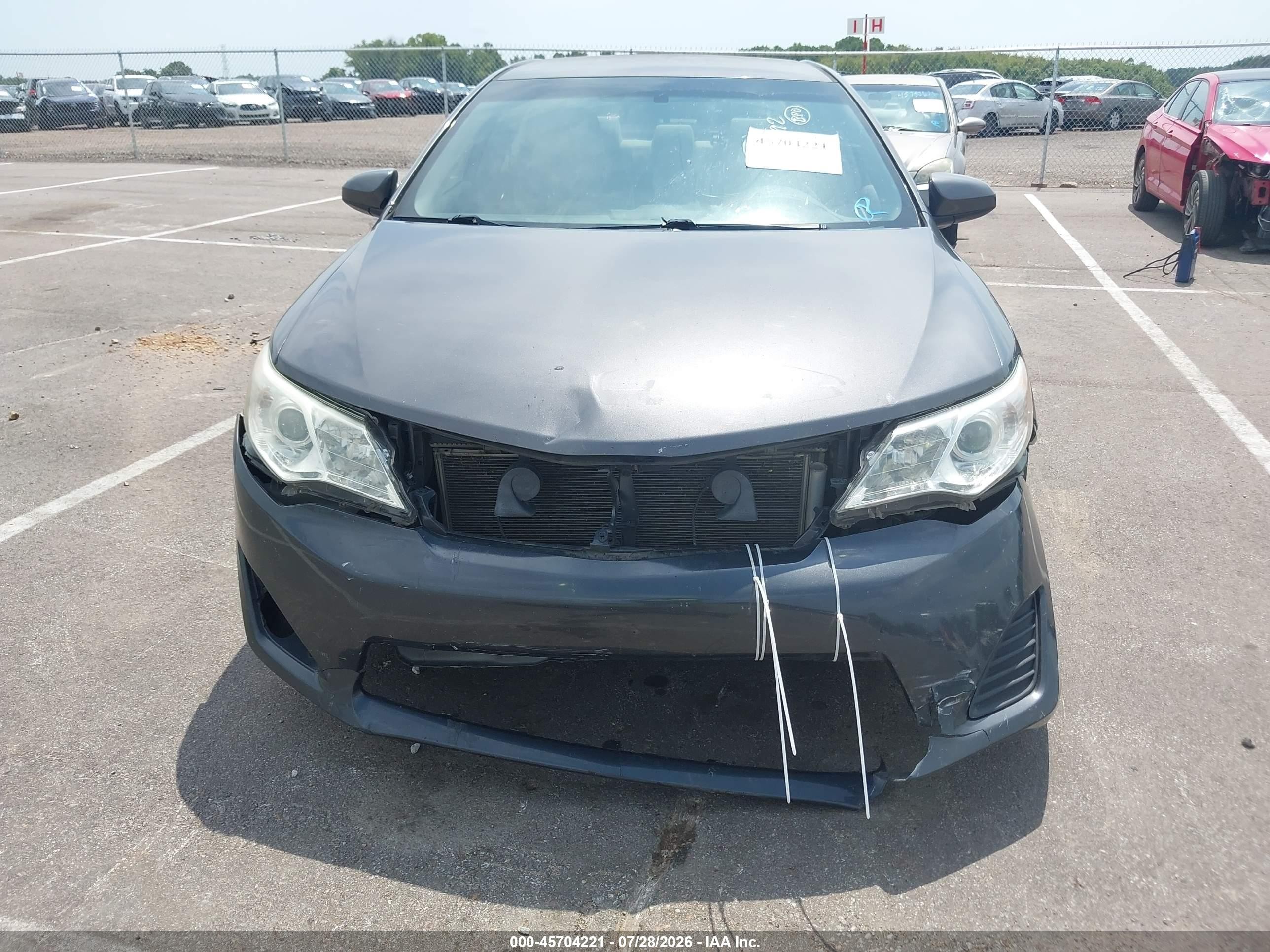 2012 Toyota Camry L Gray vin: 4T4BF1FK4CR256419
