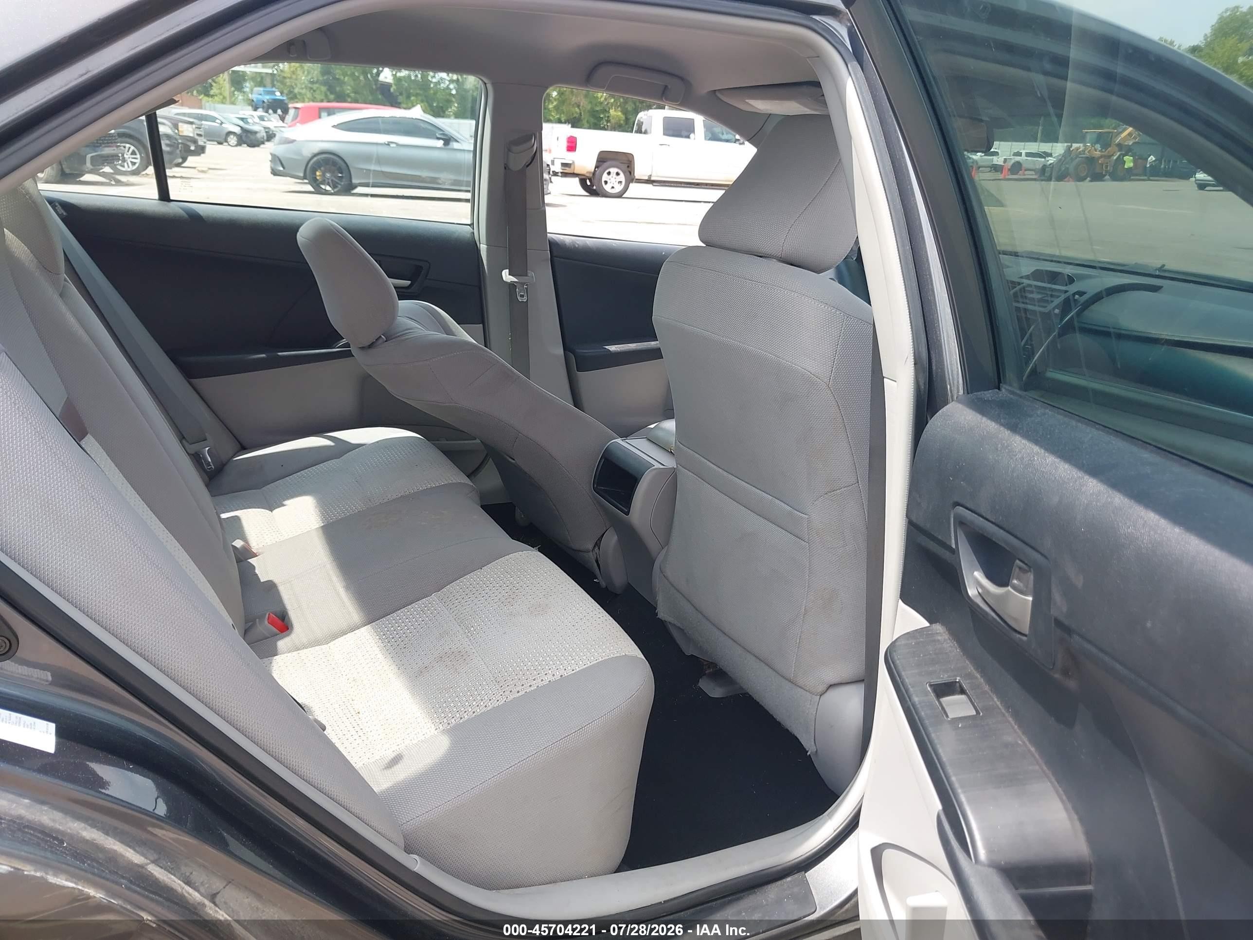 2012 Toyota Camry L Gray vin: 4T4BF1FK4CR256419