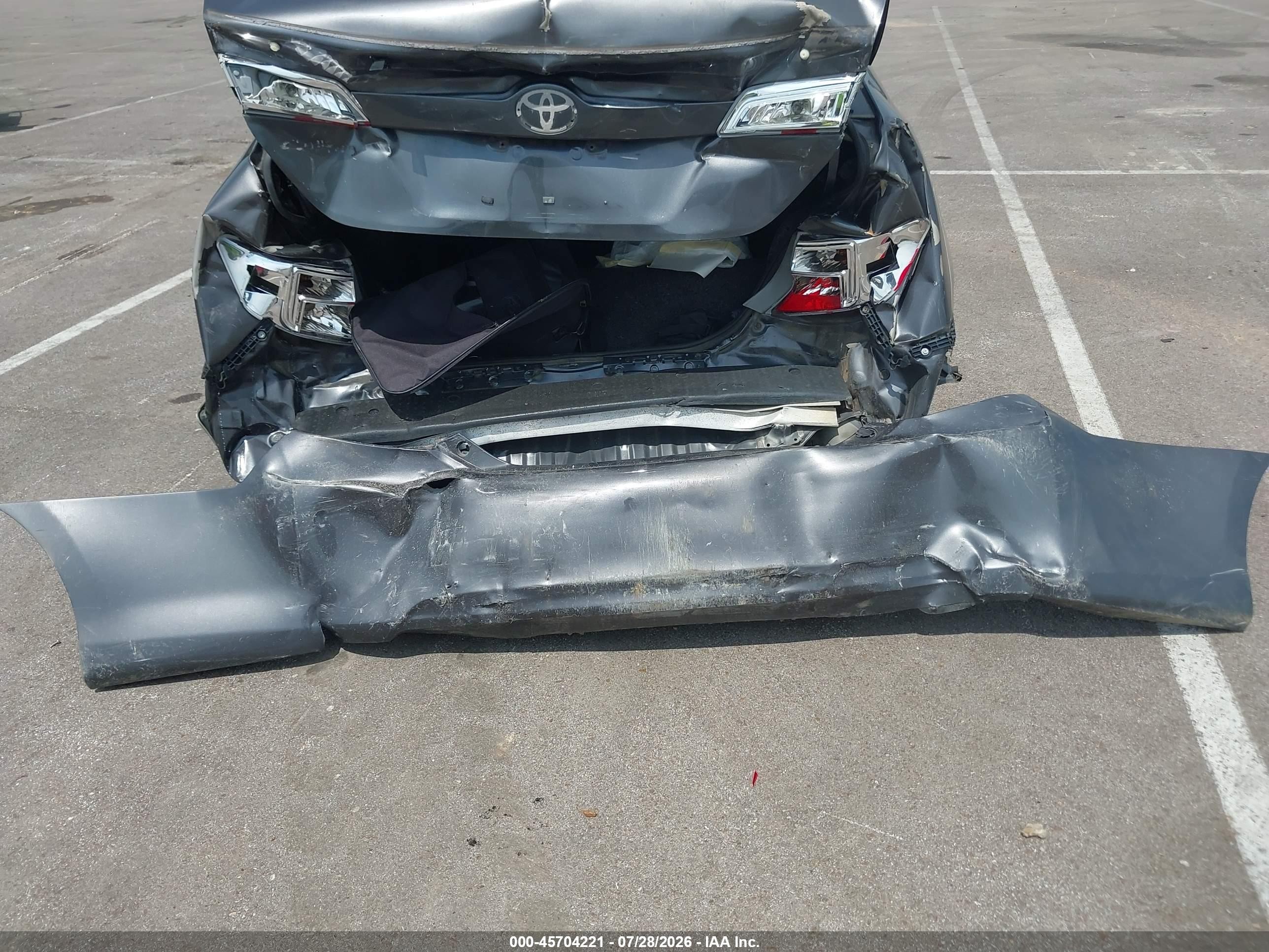 2012 Toyota Camry L Gray vin: 4T4BF1FK4CR256419