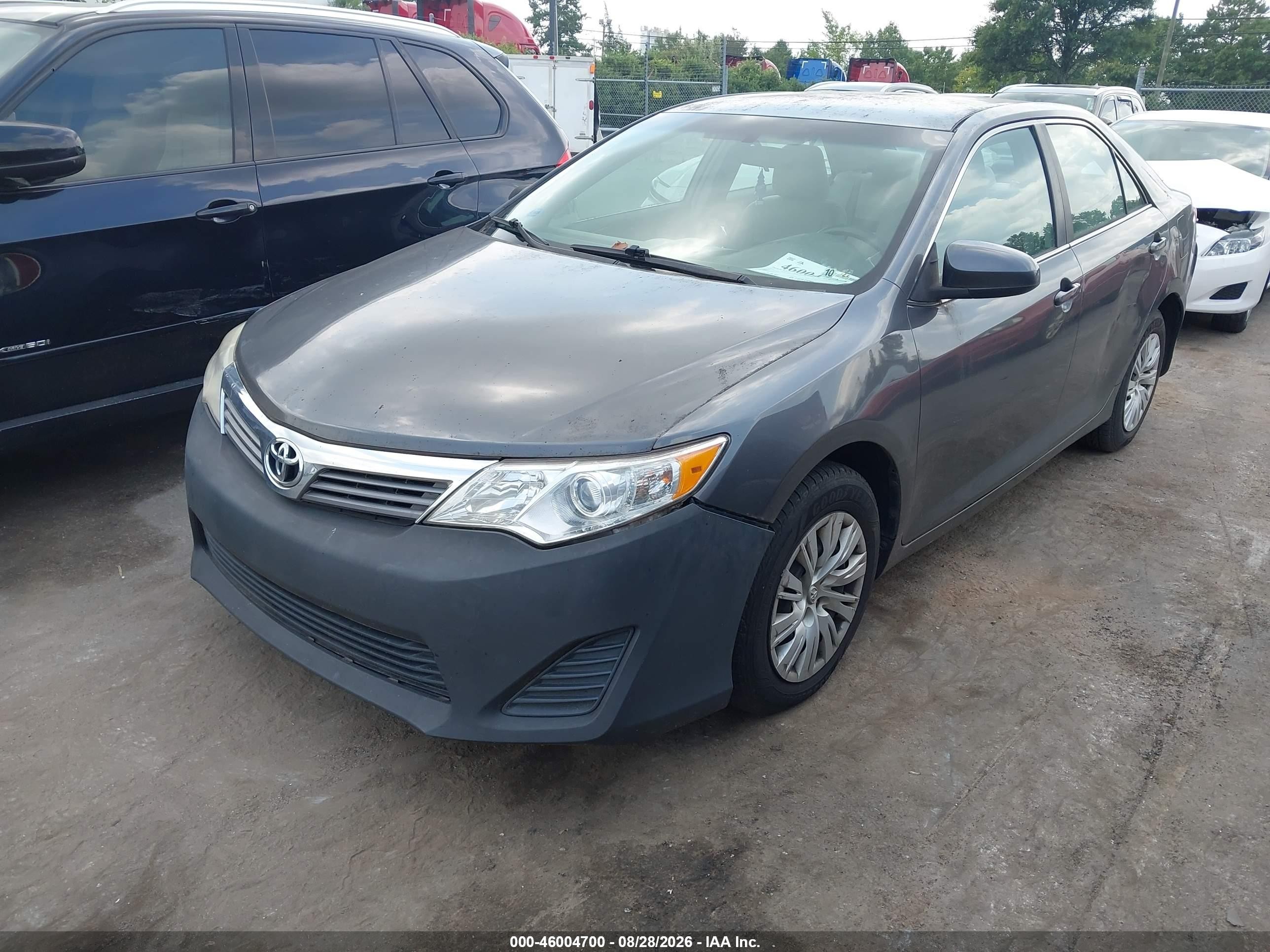 2012 Toyota Camry L Gray vin: 4T4BF1FK4CR259286