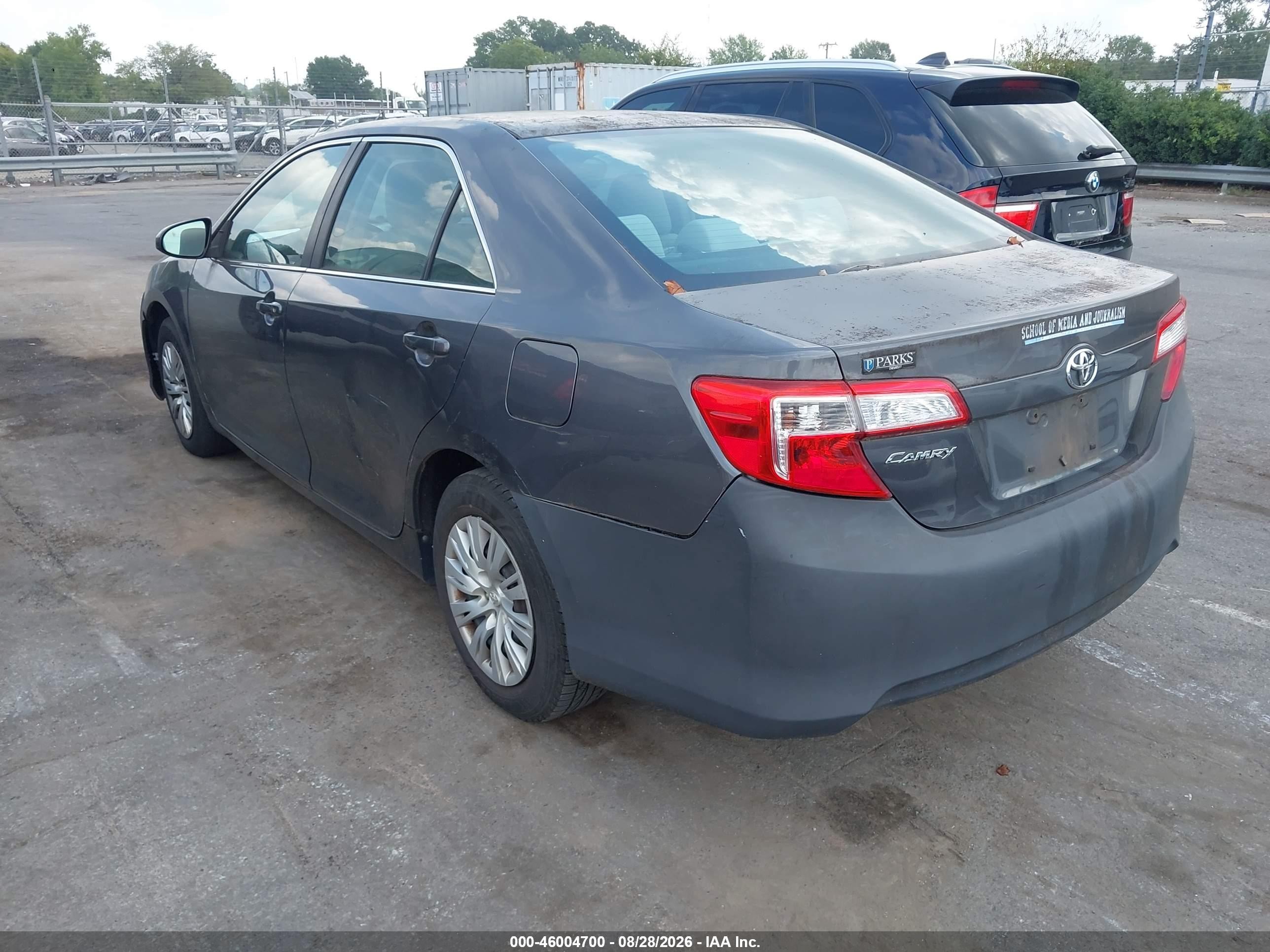 2012 Toyota Camry L Gray vin: 4T4BF1FK4CR259286