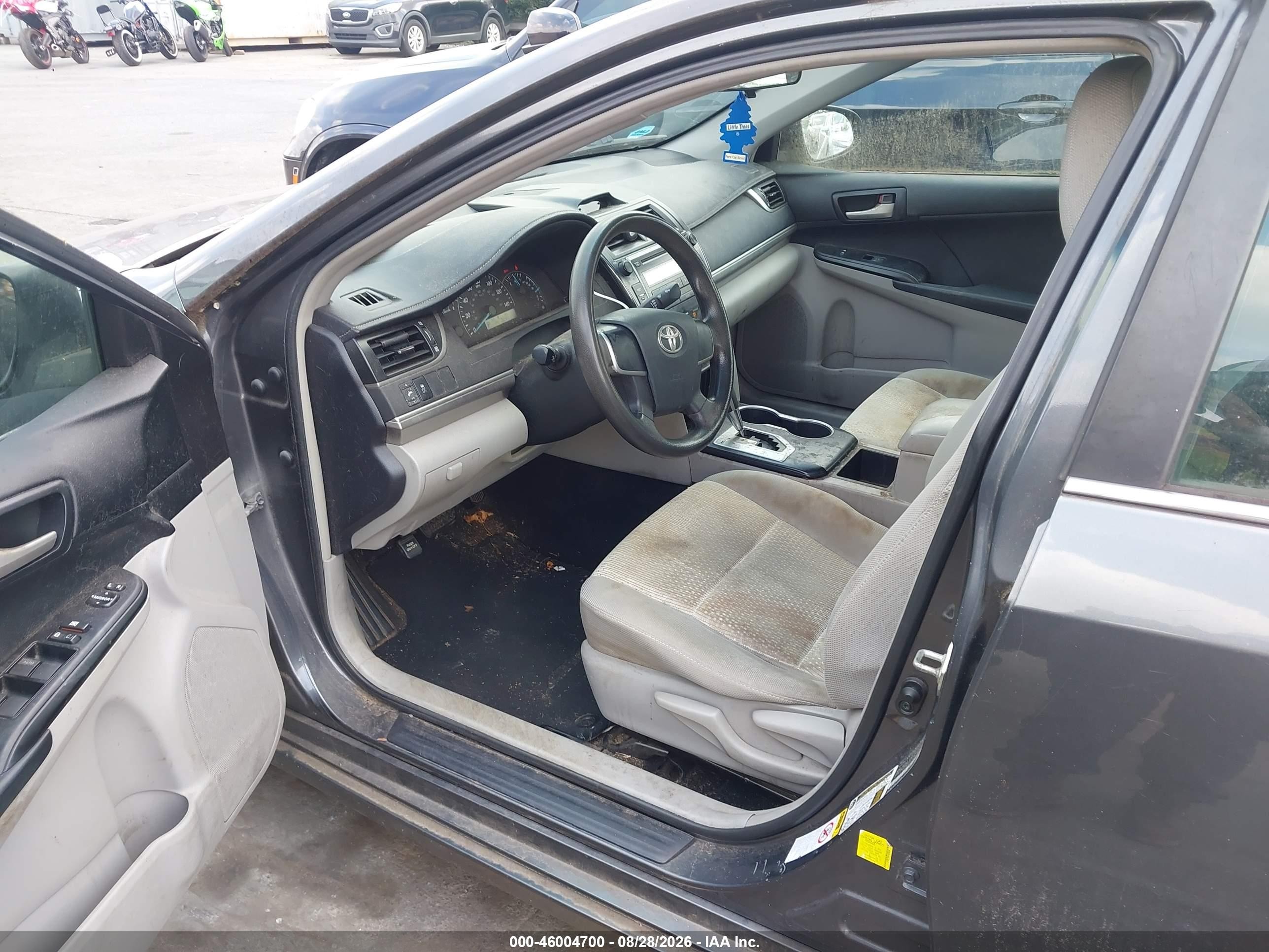 2012 Toyota Camry L Gray vin: 4T4BF1FK4CR259286