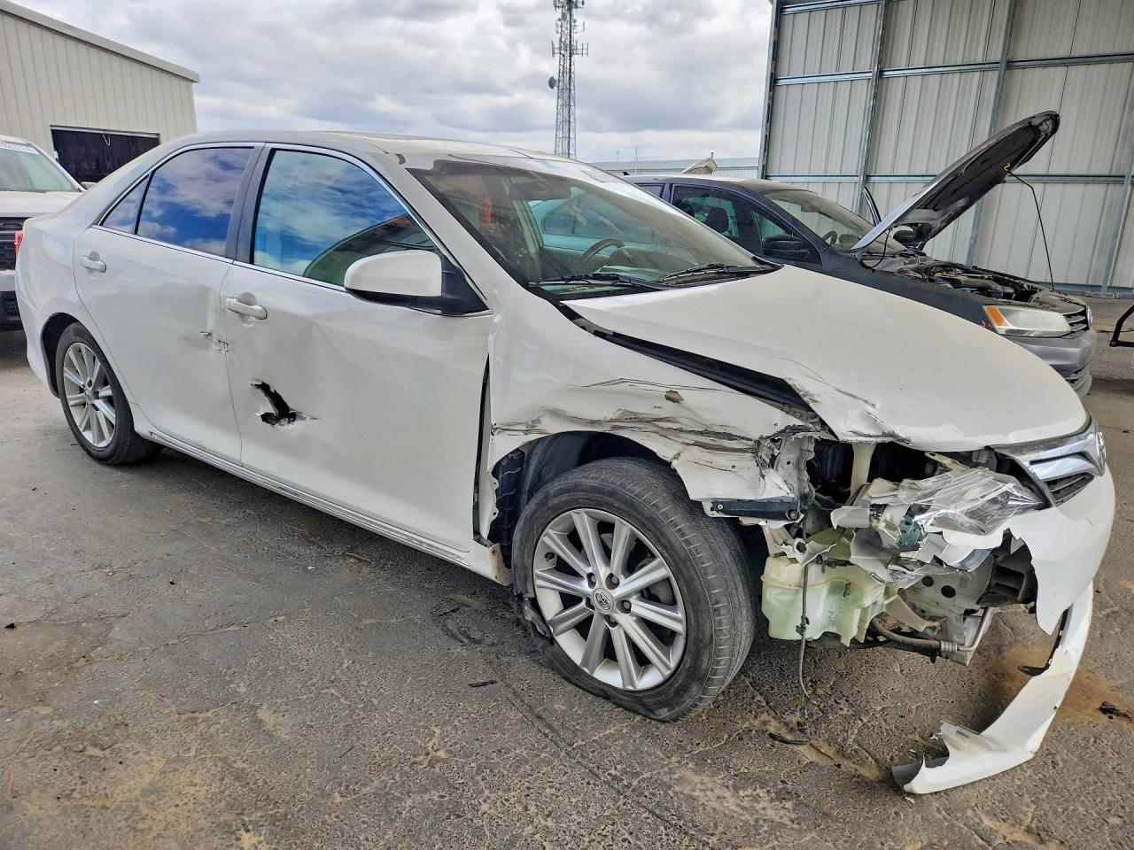 2013 Toyota Camry Xle Белый vin: 4T4BF1FK4DR279314