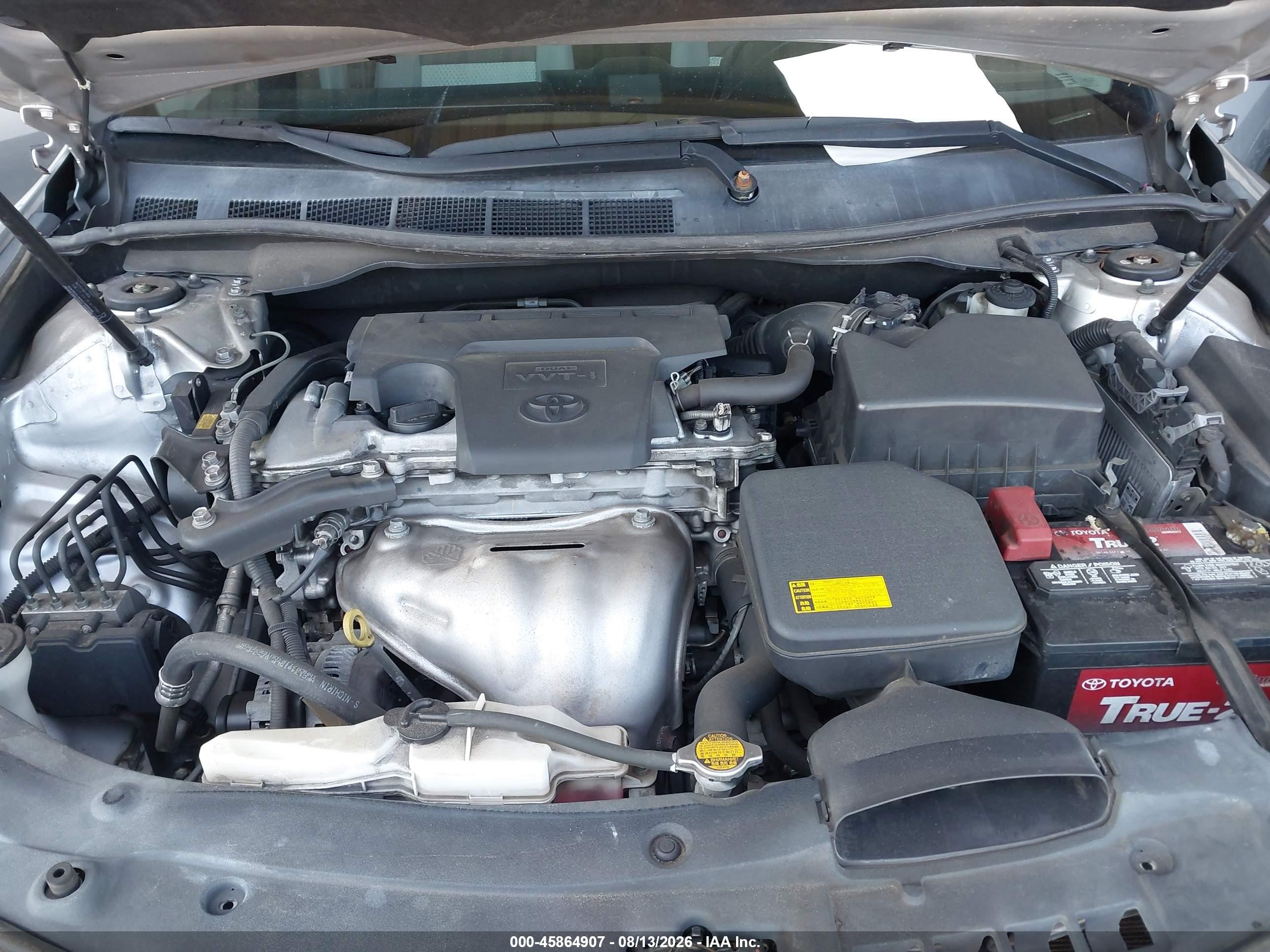 2013 Toyota Camry Le Silver vin: 4T4BF1FK4DR284643