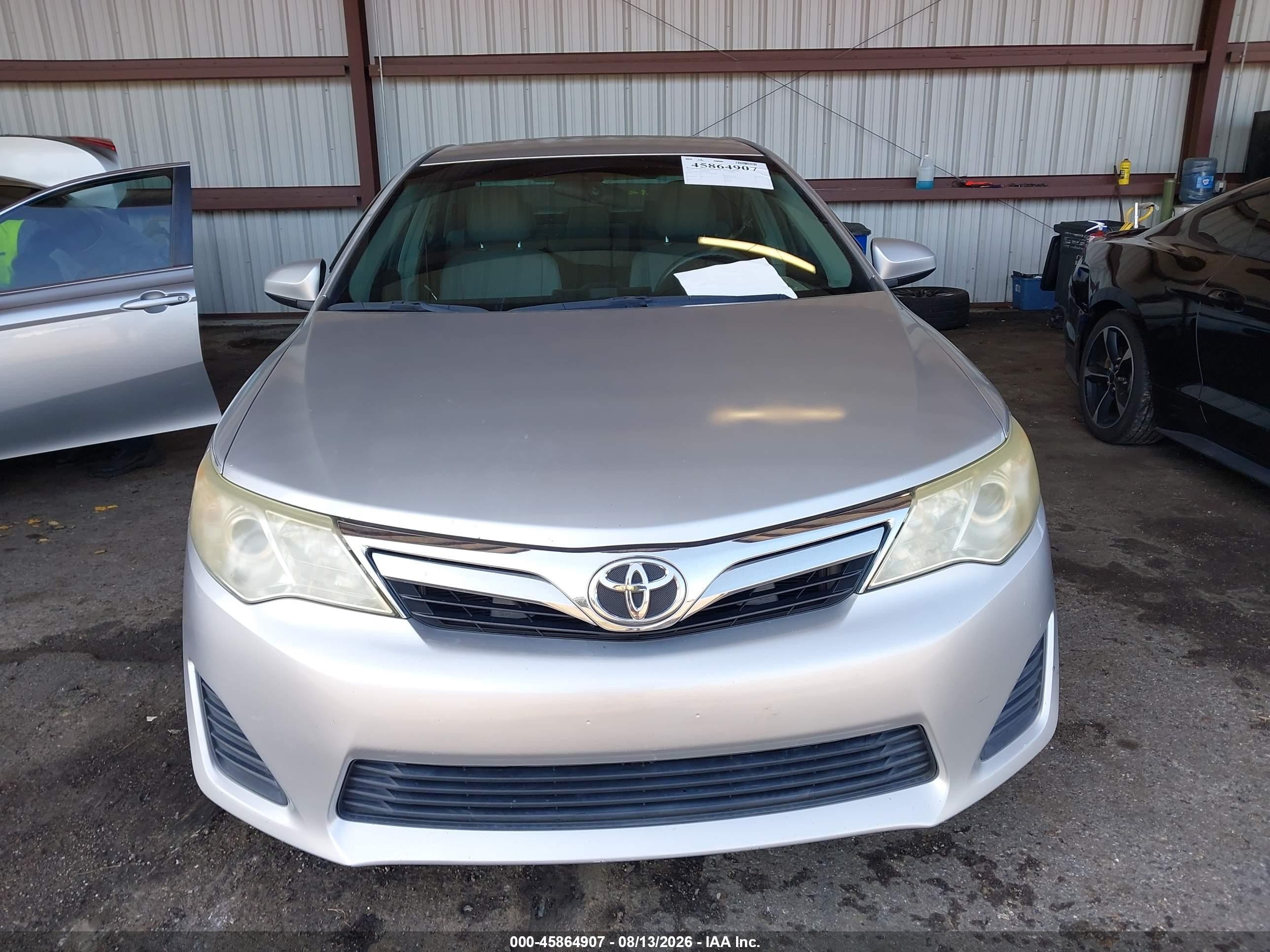 2013 Toyota Camry Le Silver vin: 4T4BF1FK4DR284643