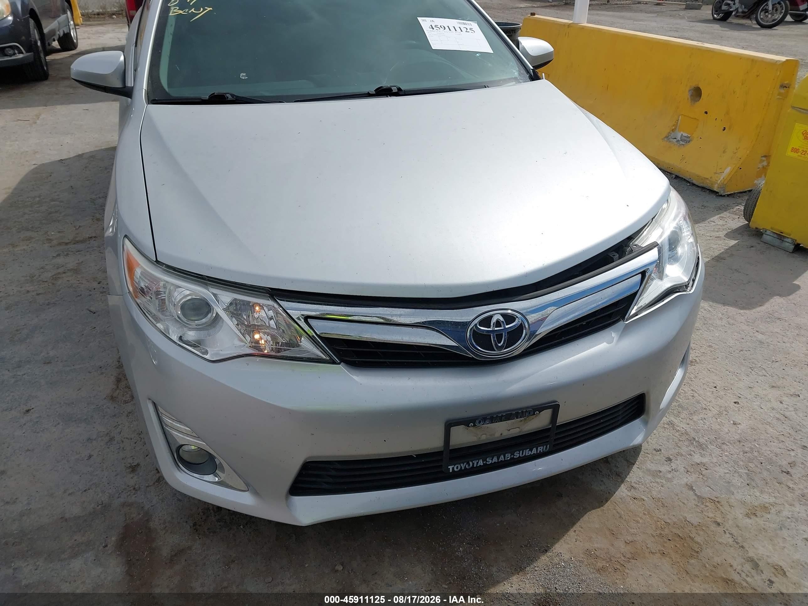 2013 Toyota Camry Xle Silver vin: 4T4BF1FK4DR300596