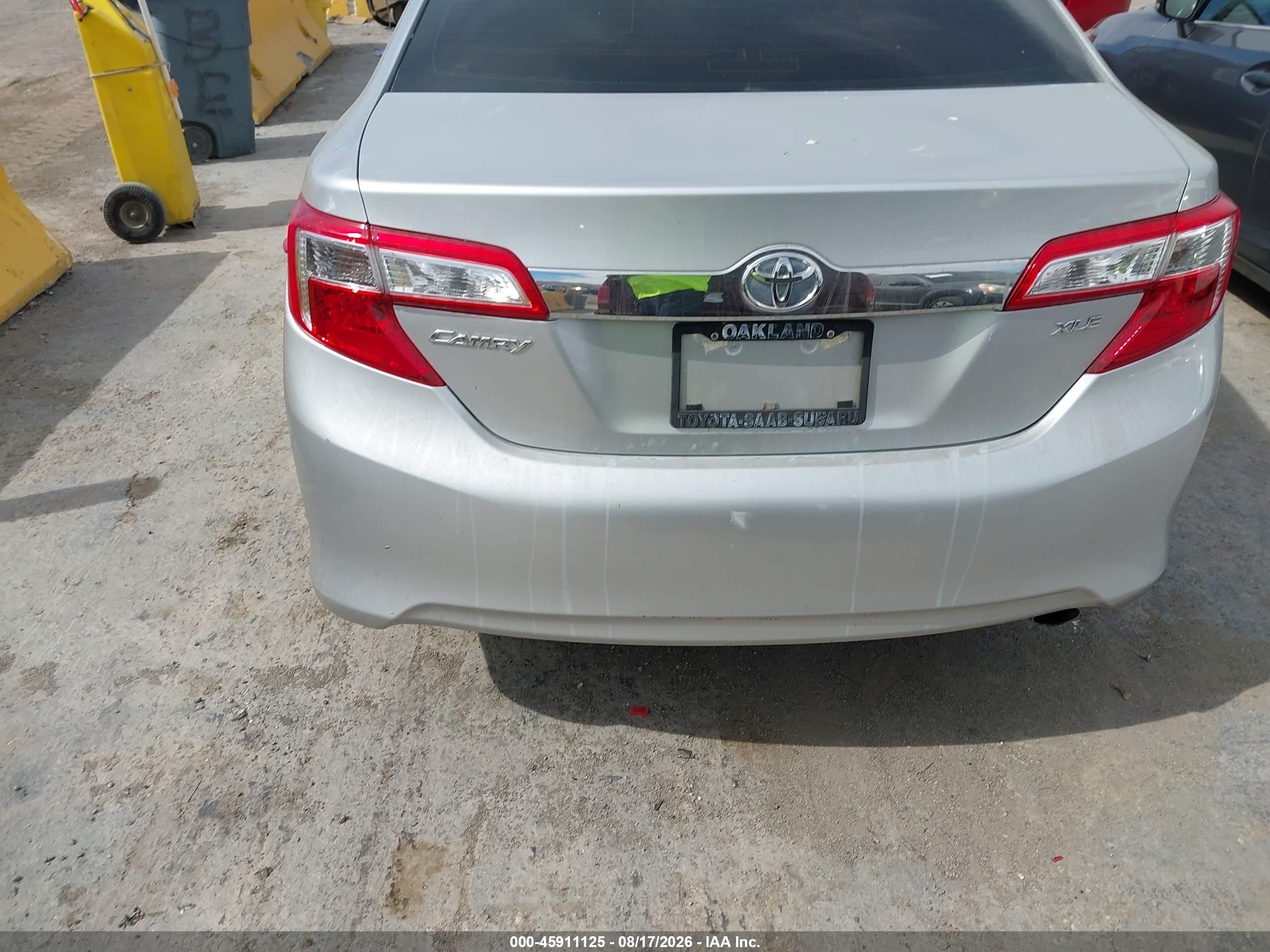 2013 Toyota Camry Xle Silver vin: 4T4BF1FK4DR300596