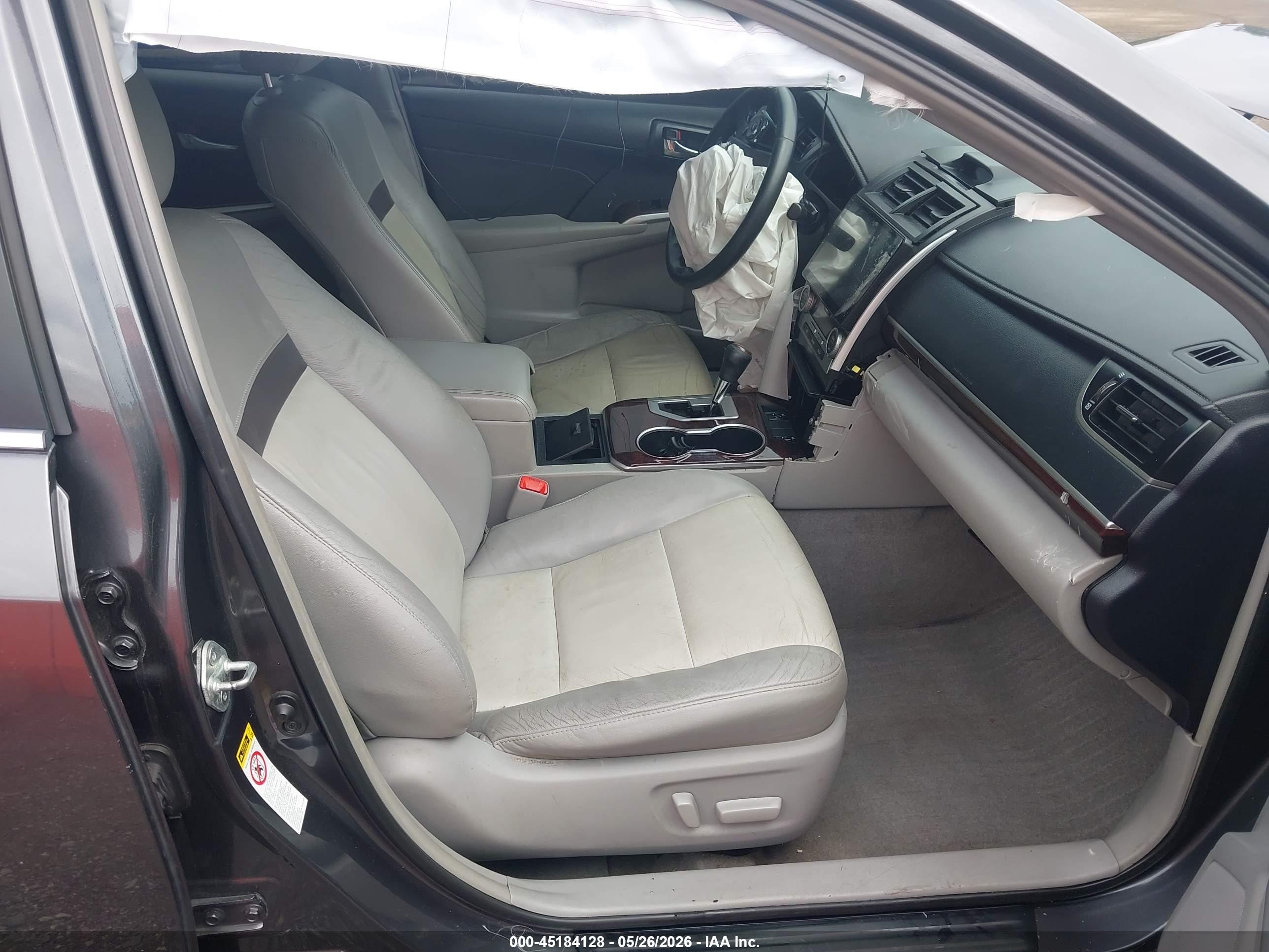 2013 Toyota Camry Xle Gray vin: 4T4BF1FK4DR301442