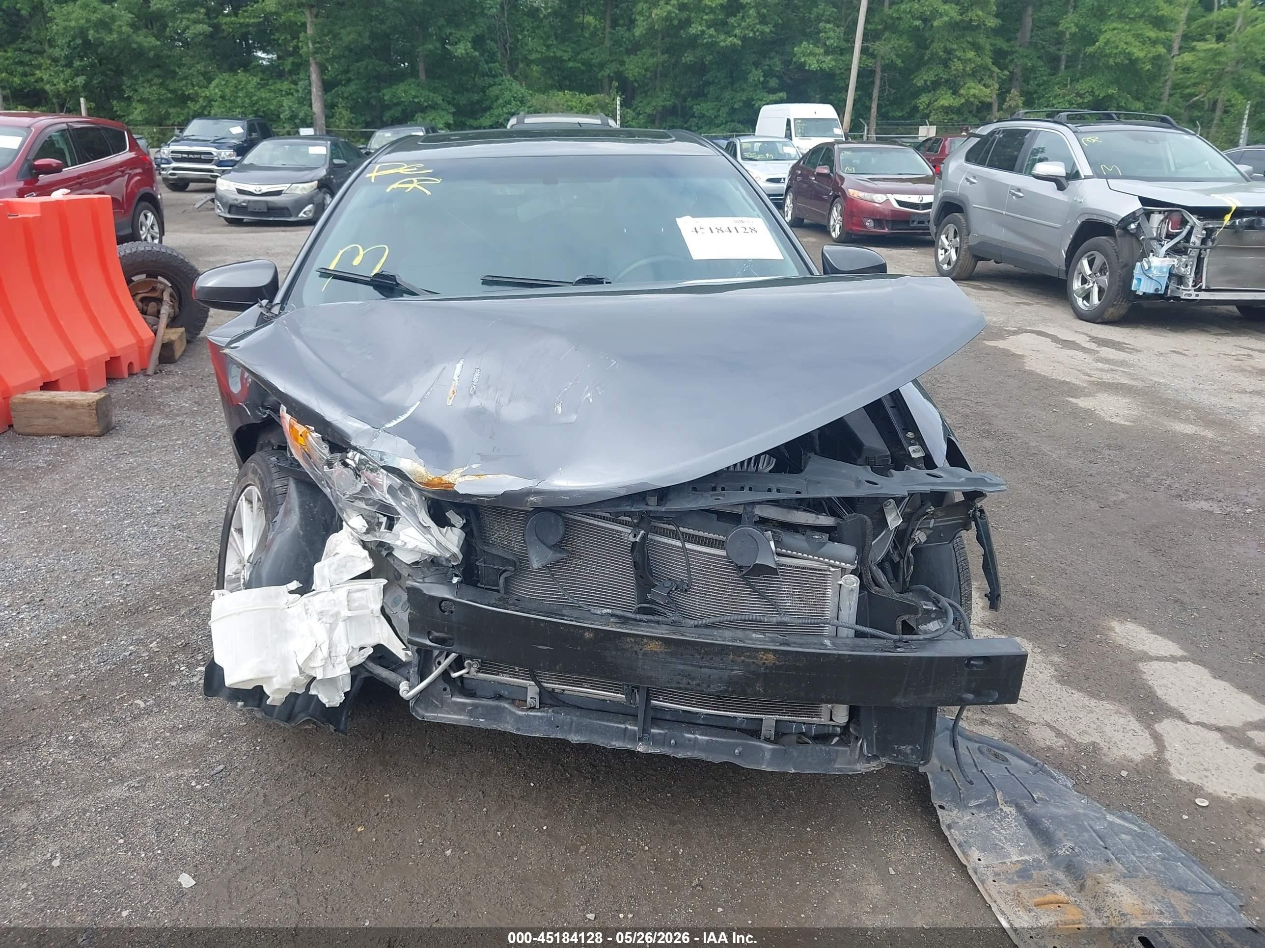 2013 Toyota Camry Xle Gray vin: 4T4BF1FK4DR301442