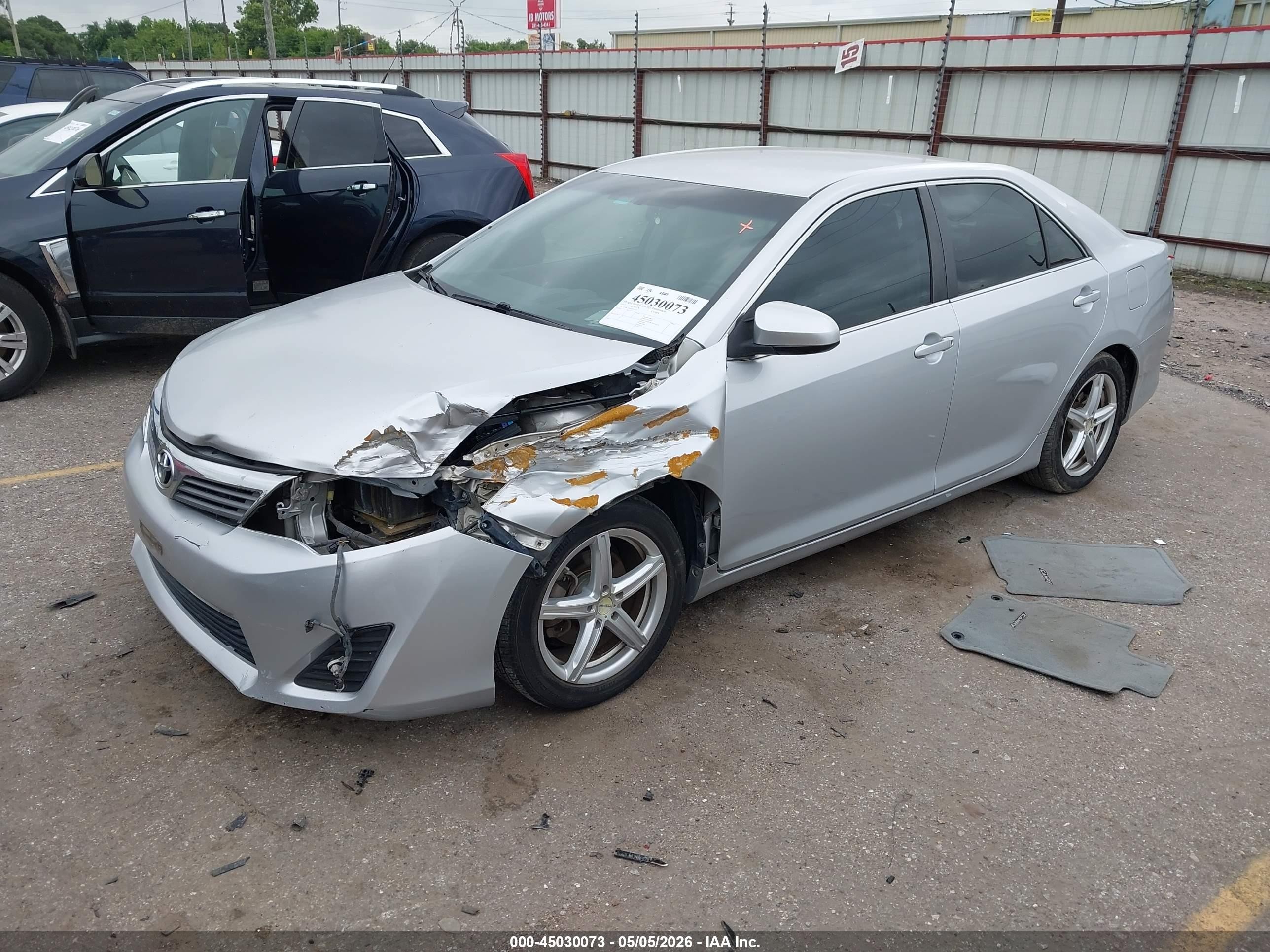 2013 Toyota Camry L Серый vin: 4T4BF1FK4DR315132