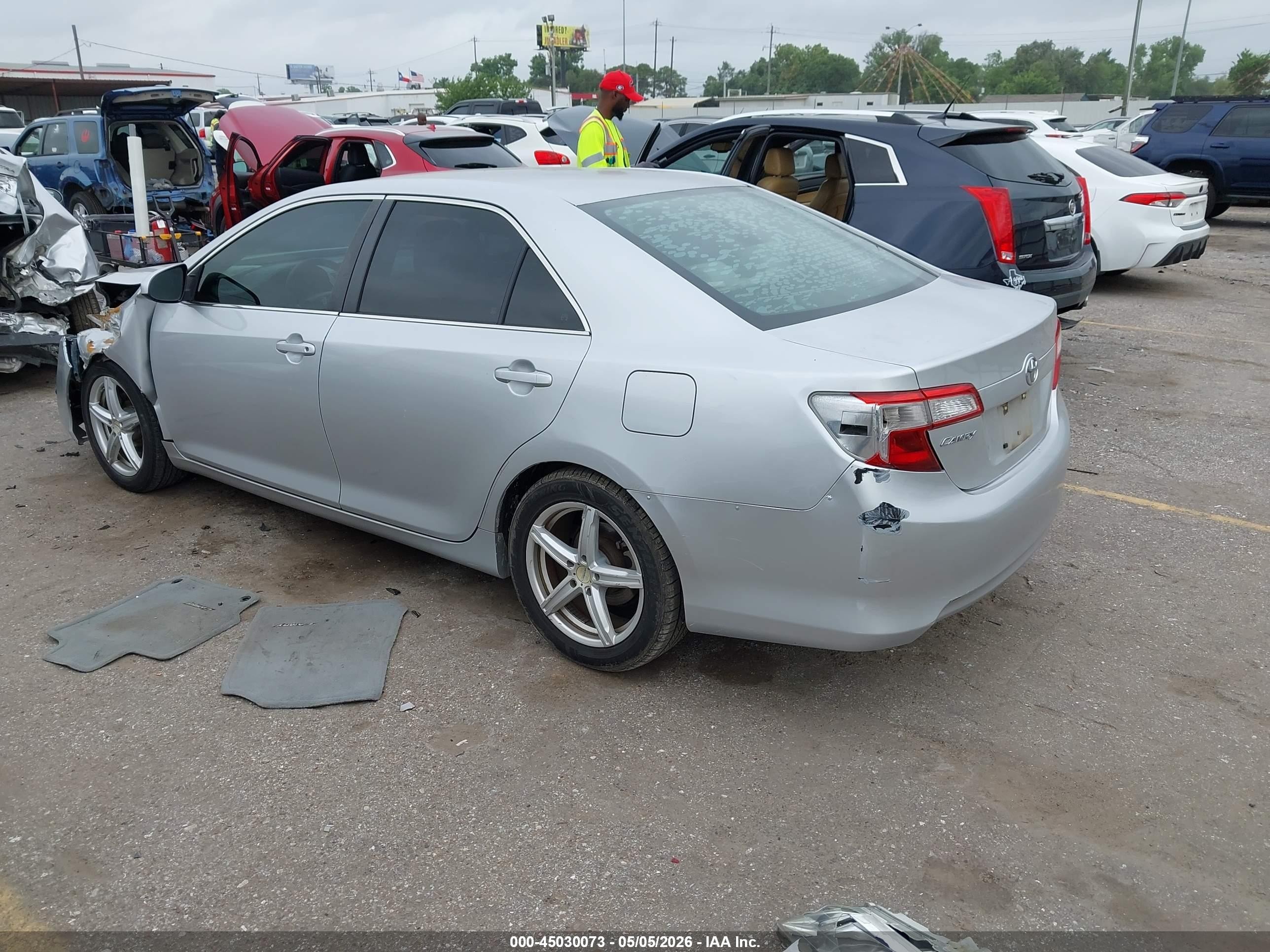 2013 Toyota Camry L Серый vin: 4T4BF1FK4DR315132