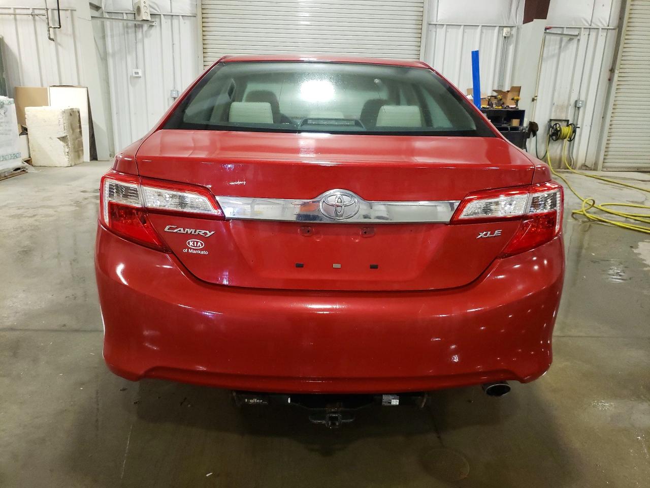 2013 Toyota Camry Xle Red vin: 4T4BF1FK4DR316667