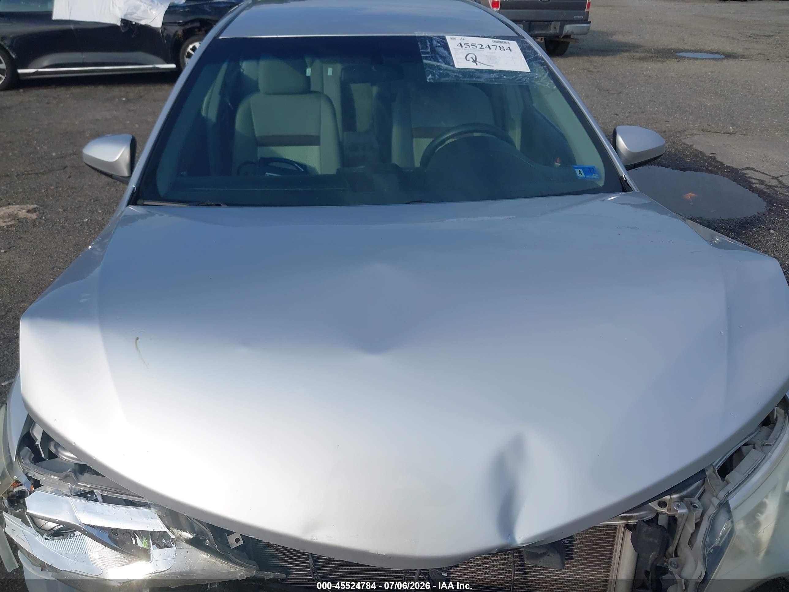 2013 Toyota Camry Le Silver vin: 4T4BF1FK4DR326275