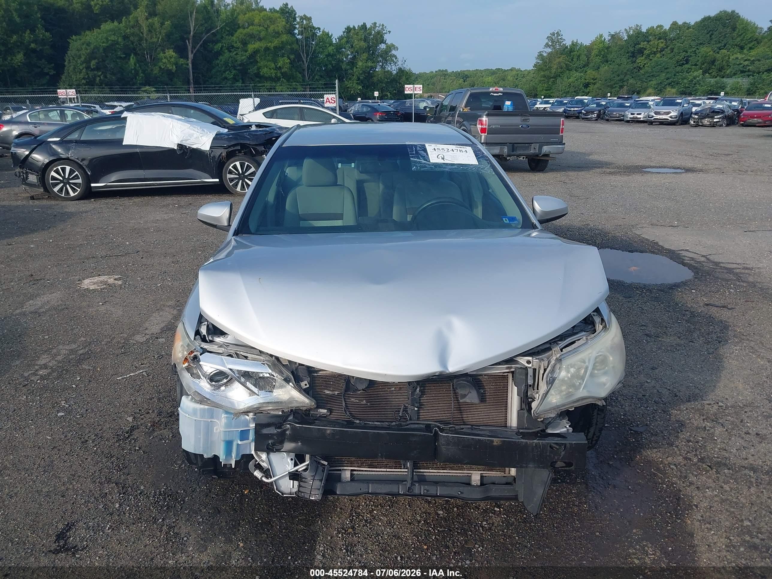 2013 Toyota Camry Le Silver vin: 4T4BF1FK4DR326275