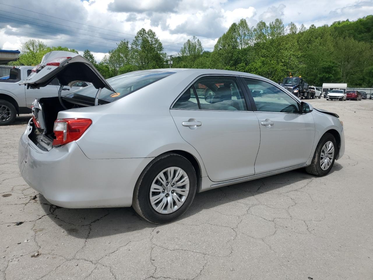 2013 Toyota Camry L Silver vin: 4T4BF1FK4DR326860