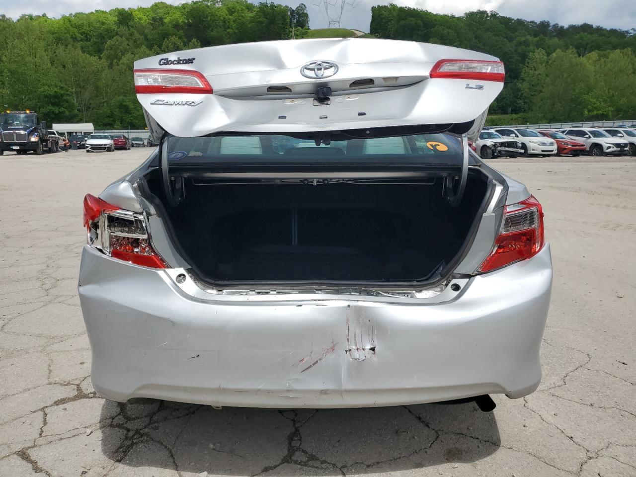2013 Toyota Camry L Silver vin: 4T4BF1FK4DR326860