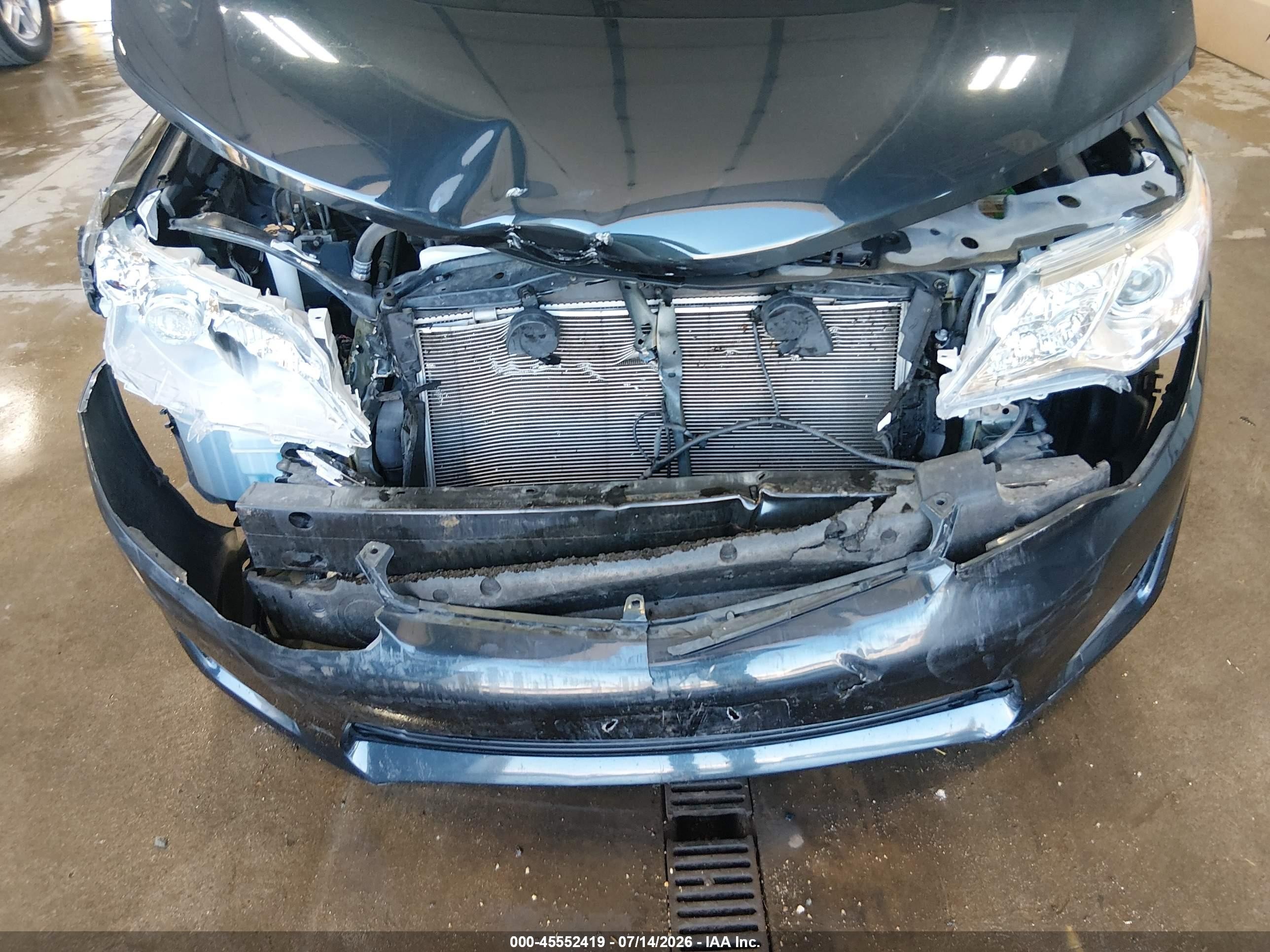 2013 Toyota Camry Le Черный vin: 4T4BF1FK4DR333503
