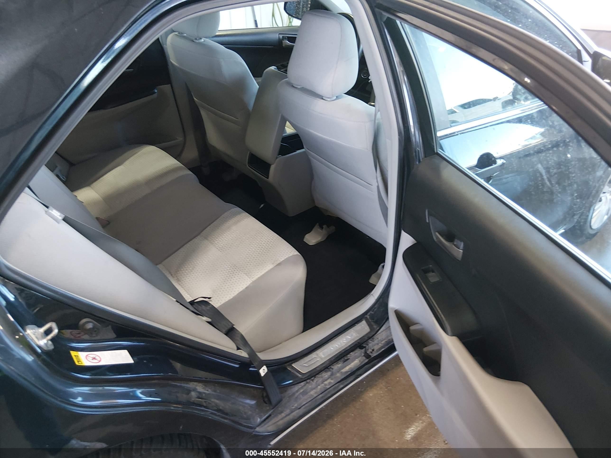 2013 Toyota Camry Le Черный vin: 4T4BF1FK4DR333503