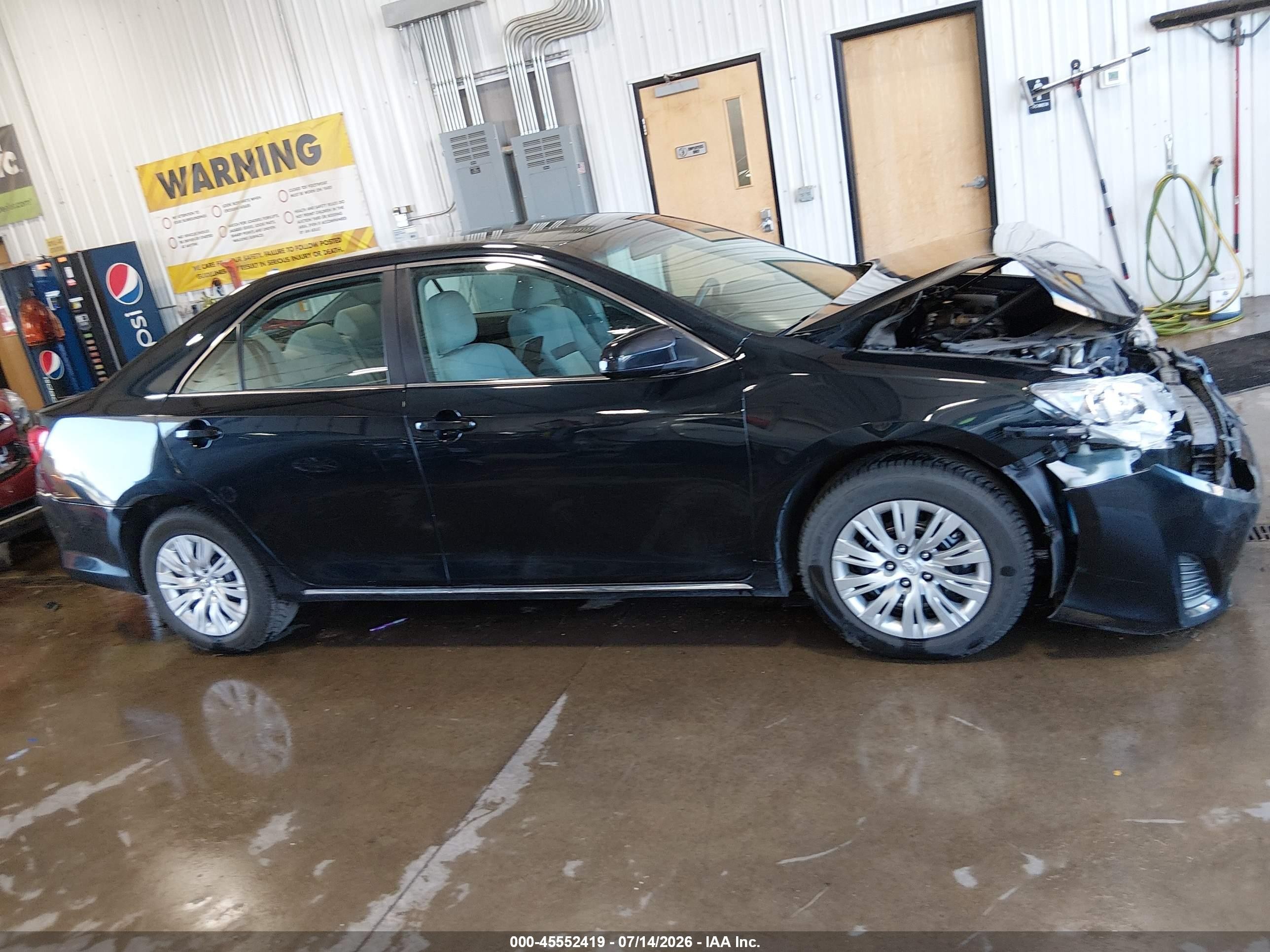 2013 Toyota Camry Le Черный vin: 4T4BF1FK4DR333503