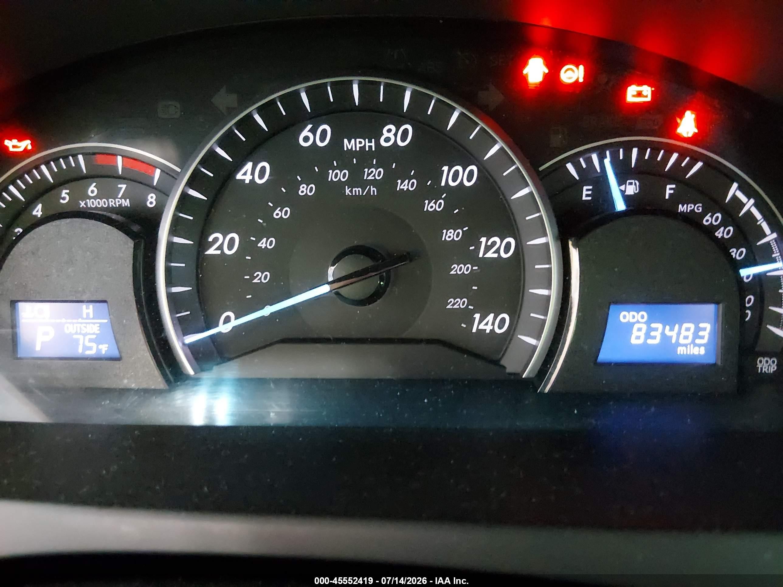 2013 Toyota Camry Le Черный vin: 4T4BF1FK4DR333503