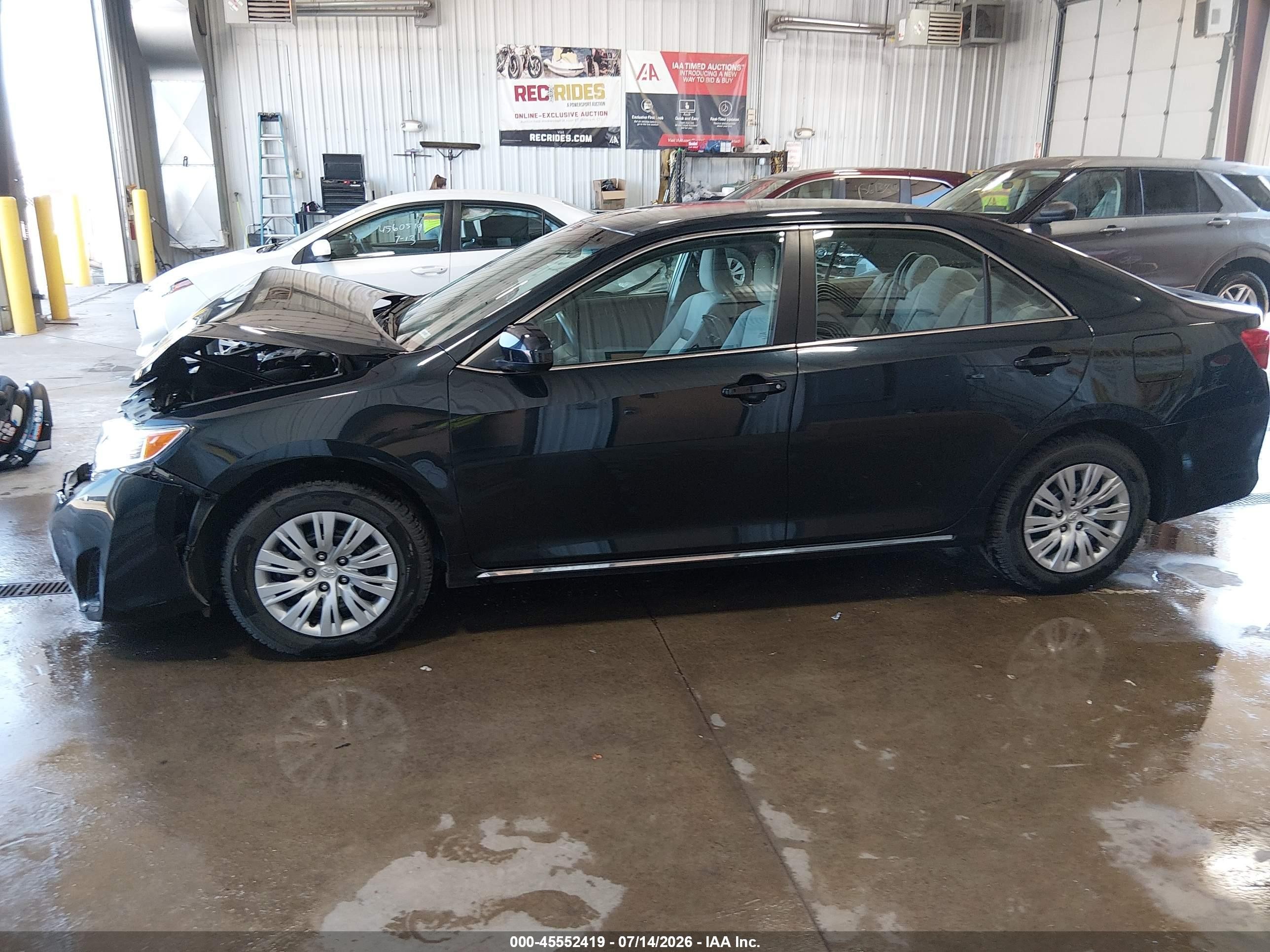 2013 Toyota Camry Le Черный vin: 4T4BF1FK4DR333503