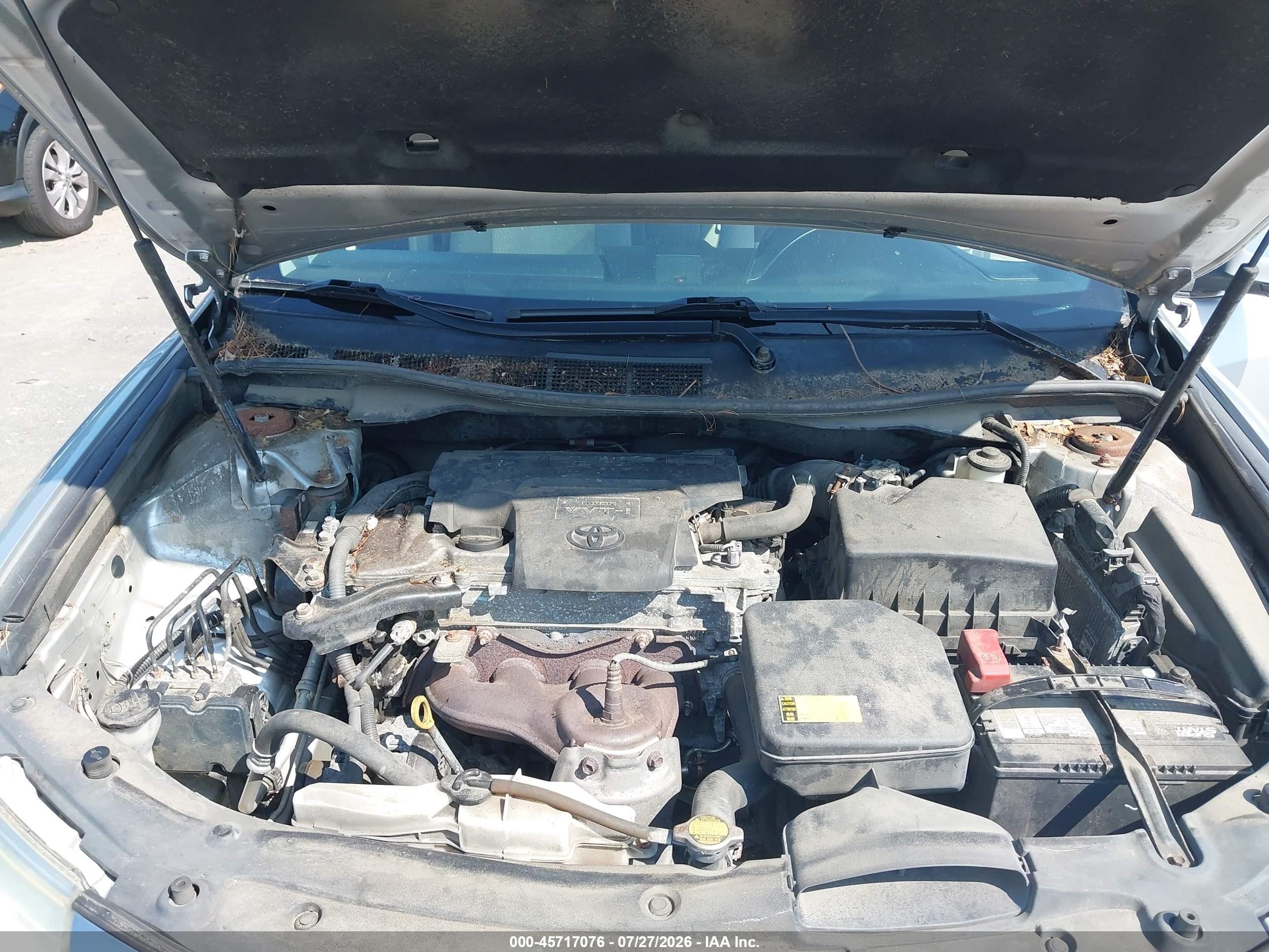2013 Toyota Camry Le Silver vin: 4T4BF1FK4DR335252