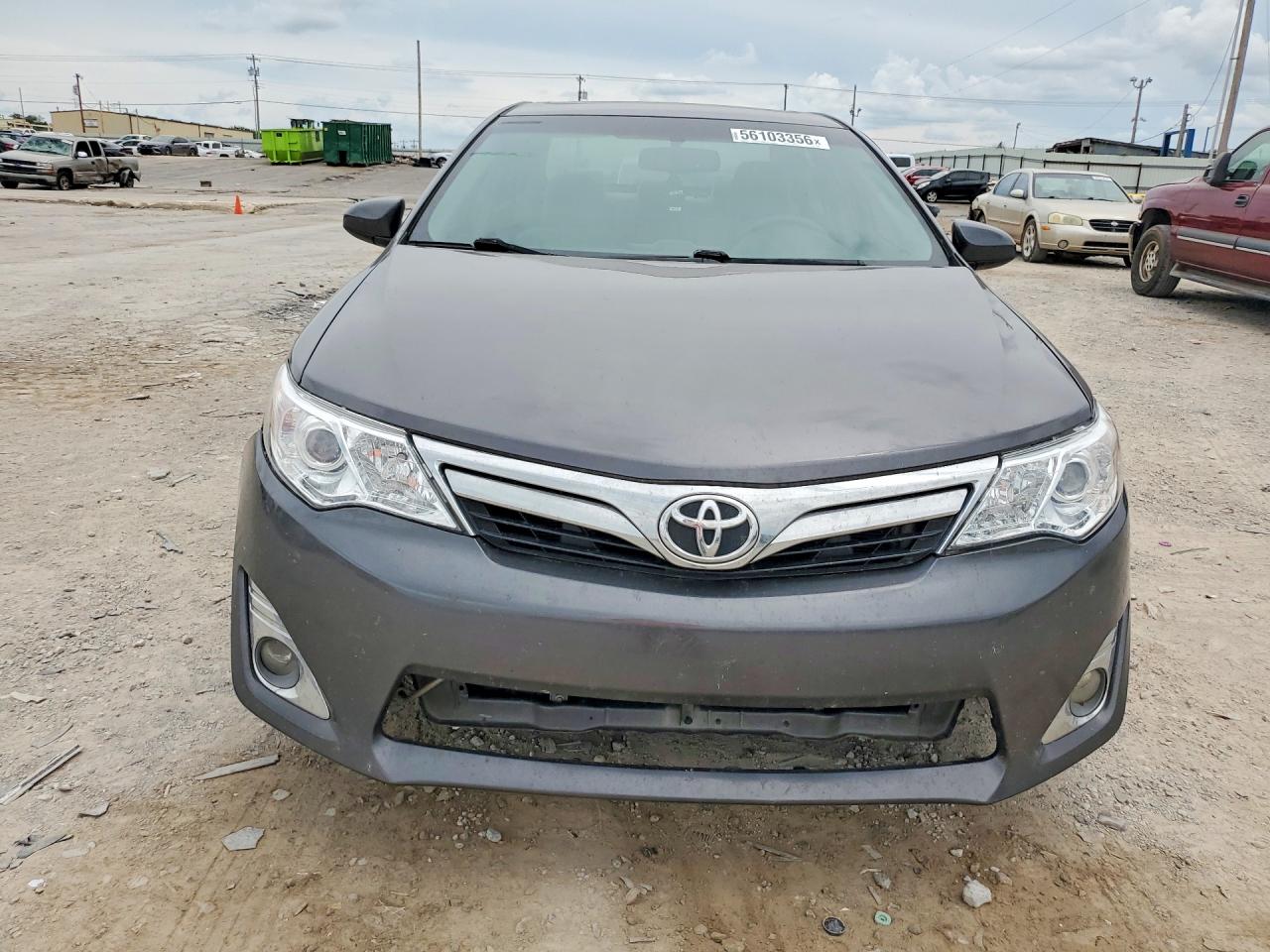 2013 Toyota Camry Xle Gray vin: 4T4BF1FK4DR335381