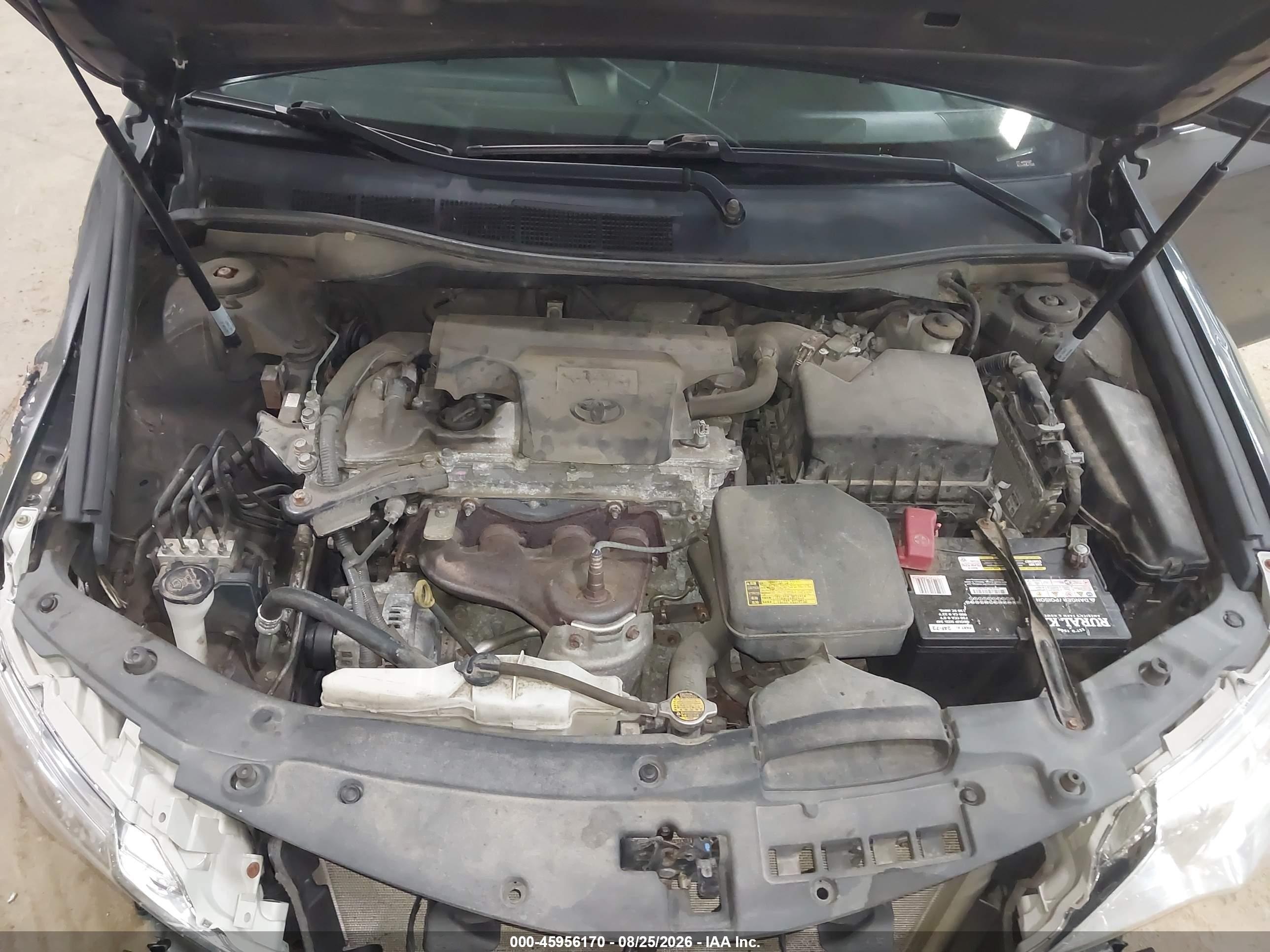2014 Toyota Camry Xle Gray vin: 4T4BF1FK4ER338461