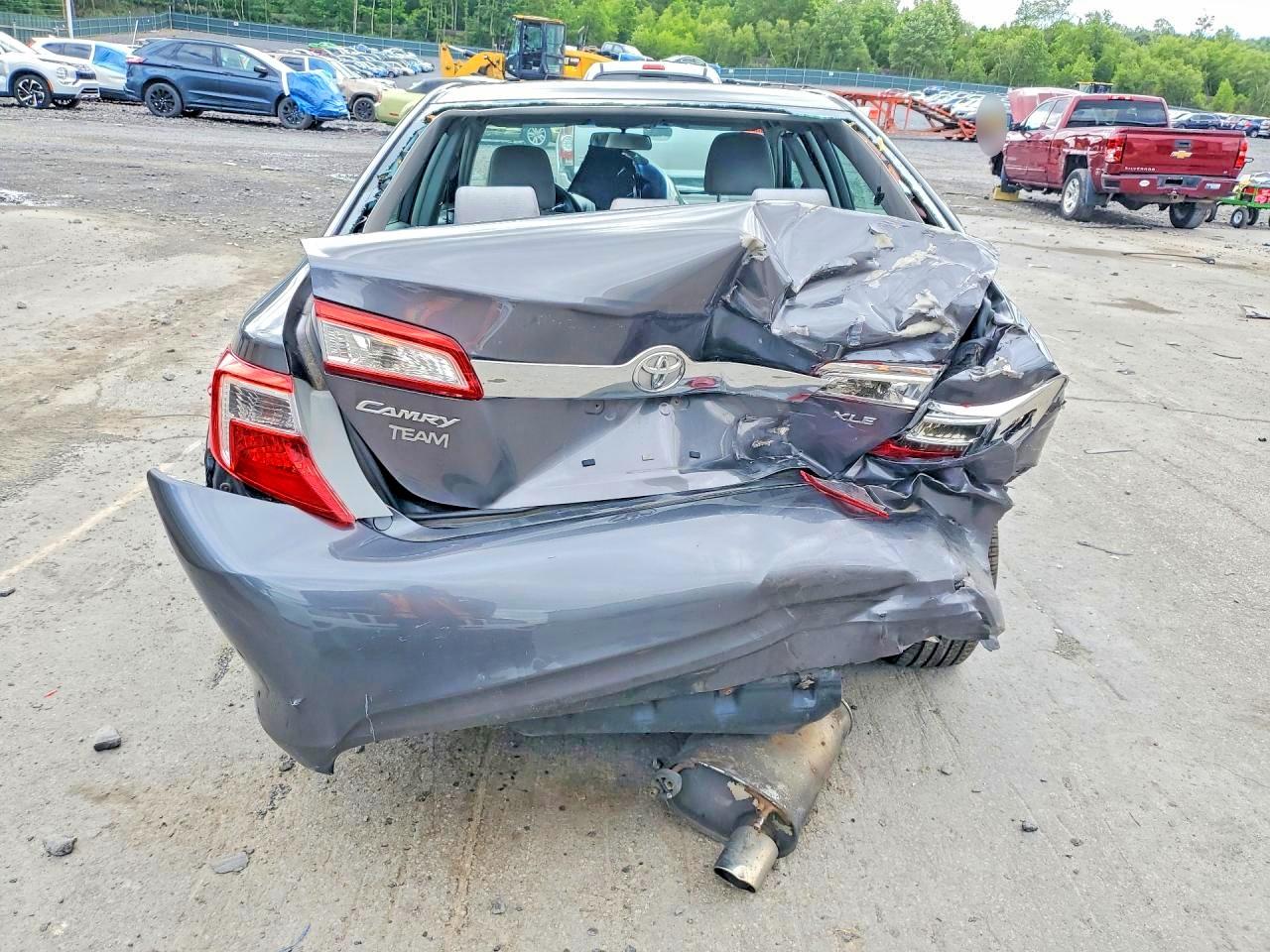 2014 Toyota Camry Xle Gray vin: 4T4BF1FK4ER342218