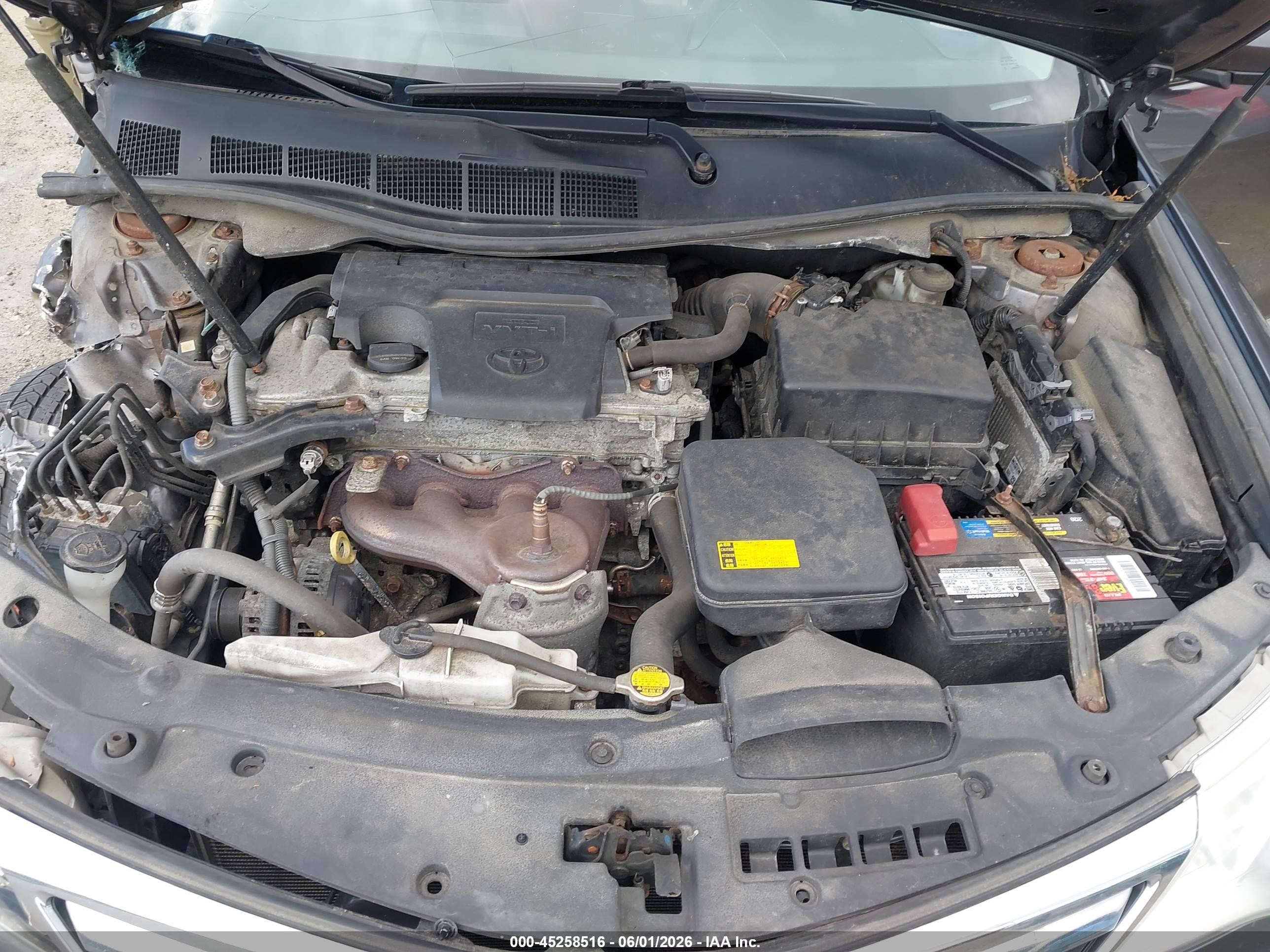 2014 Toyota Camry Xle Серый vin: 4T4BF1FK4ER350884