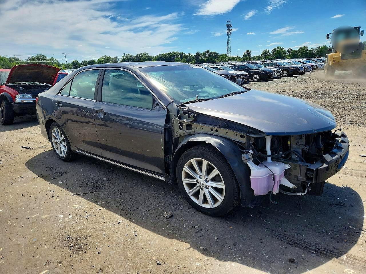 2014 Toyota Camry Xle Gray vin: 4T4BF1FK4ER358645