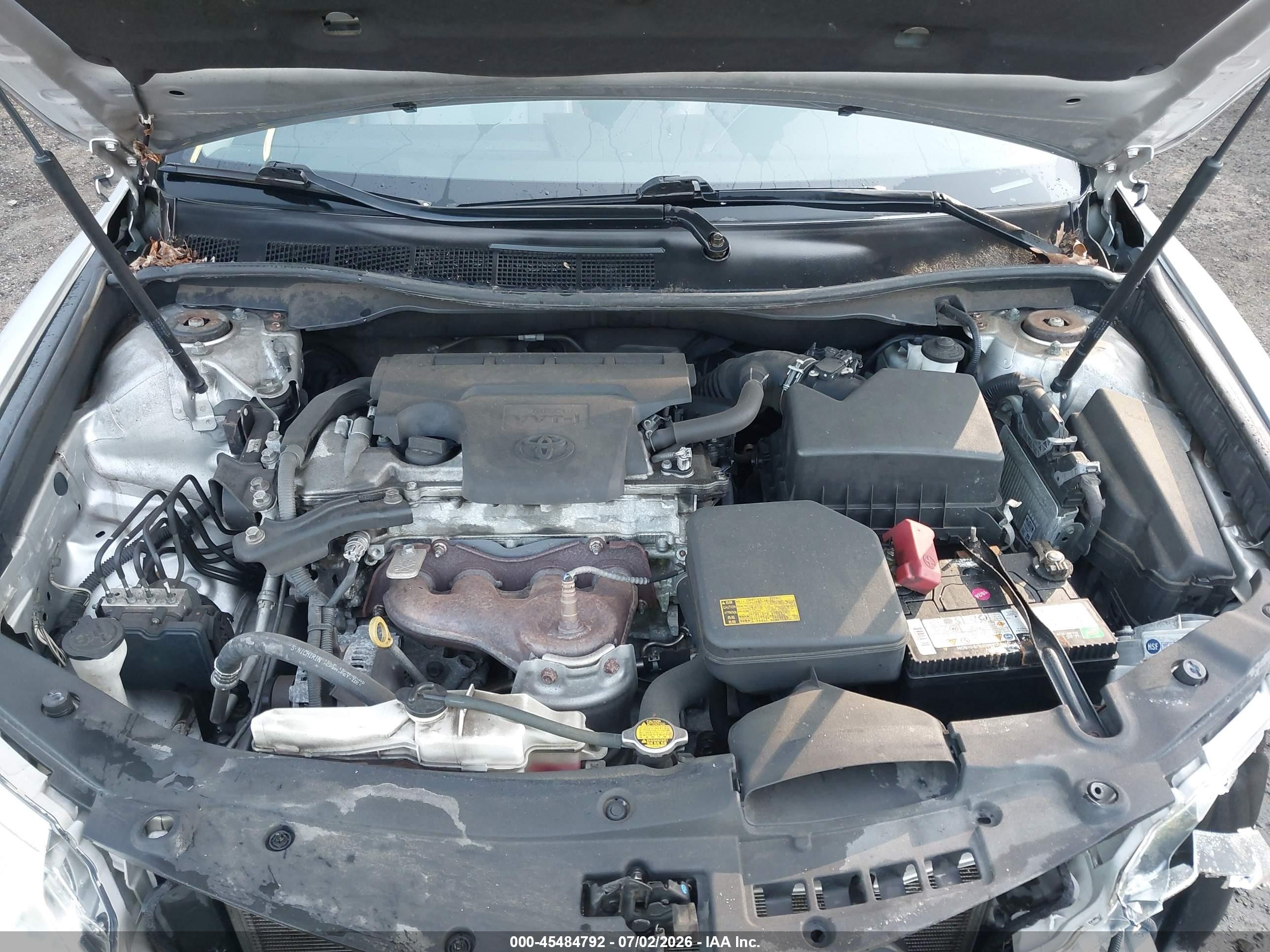 2014 Toyota Camry Xle Silver vin: 4T4BF1FK4ER369080