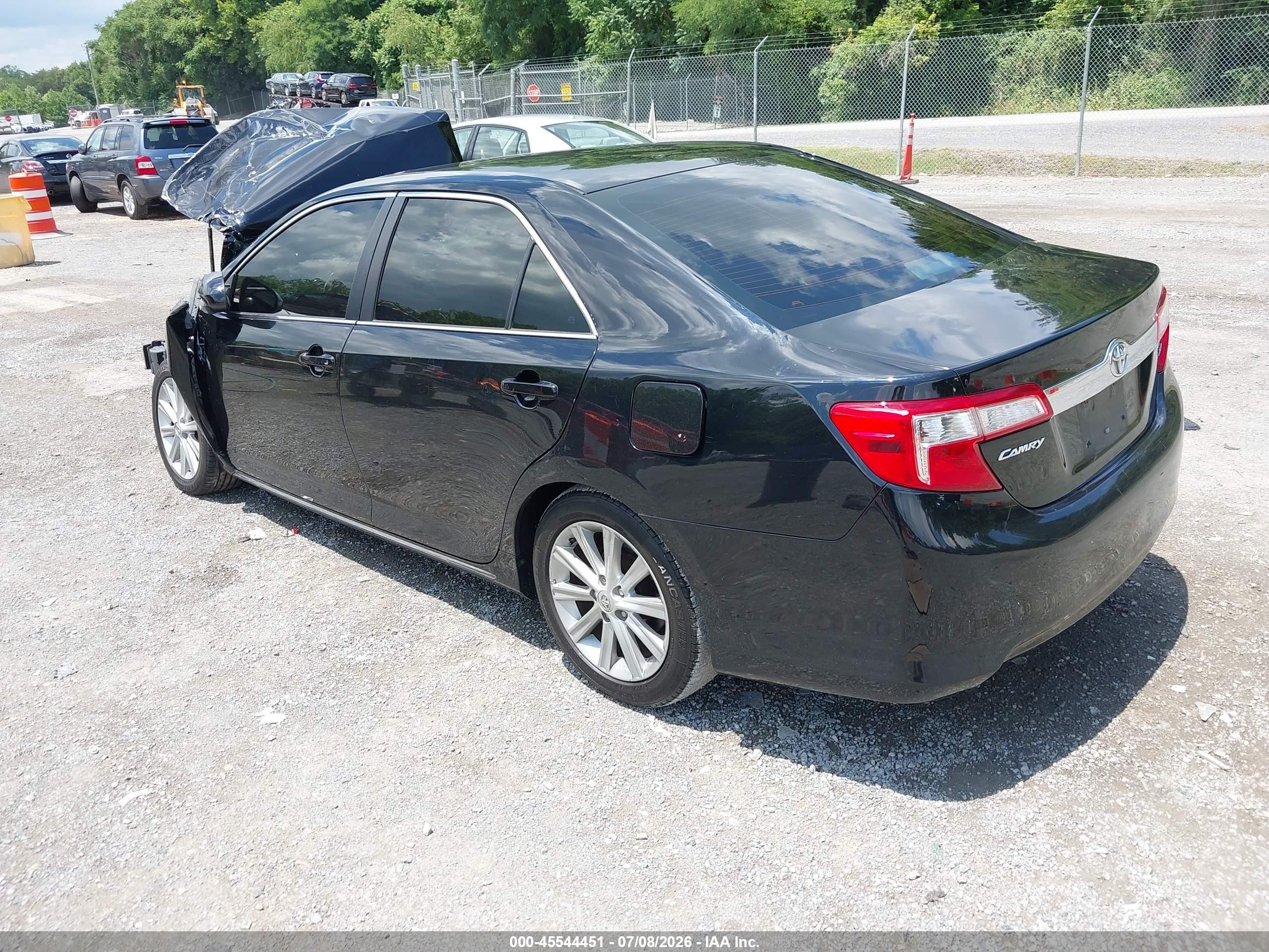 2014 Toyota Camry Xle Black vin: 4T4BF1FK4ER376112