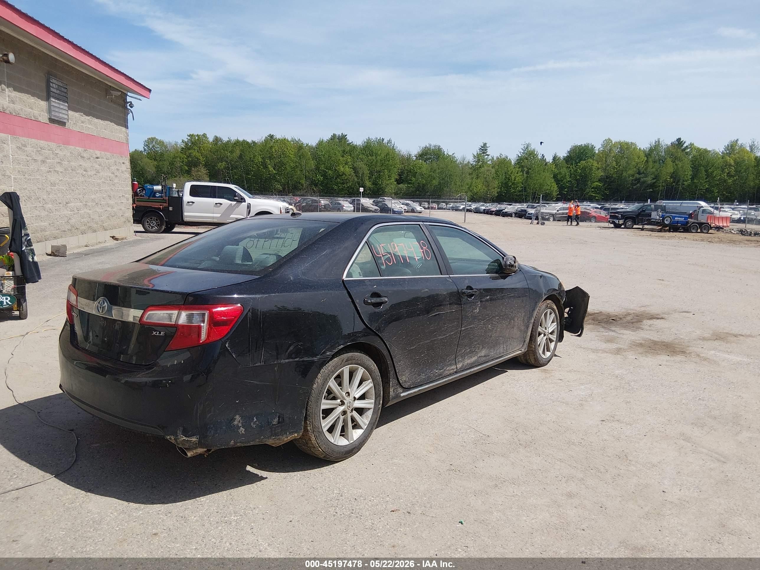 2014 Toyota Camry Xle Black vin: 4T4BF1FK4ER416950