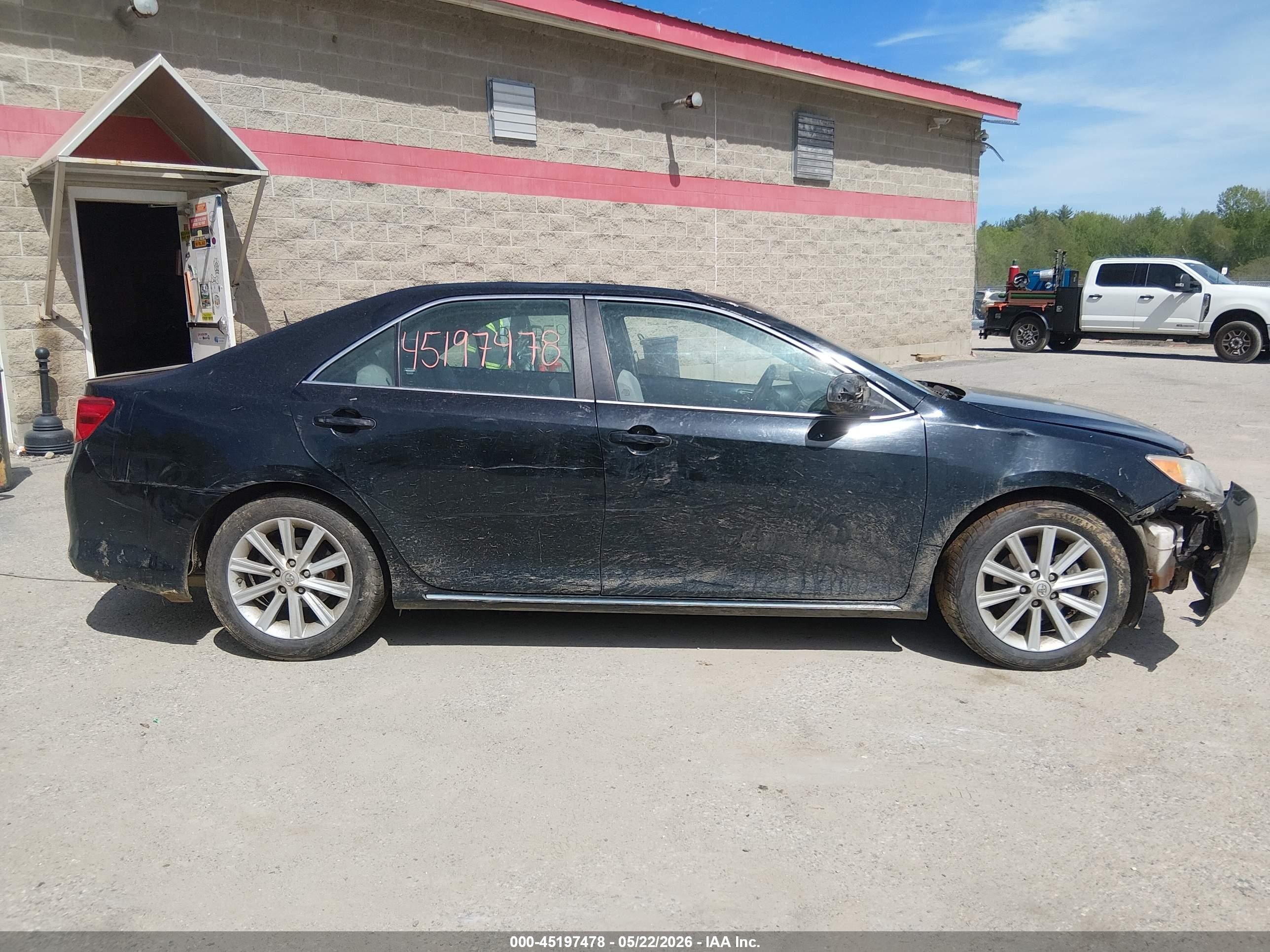 2014 Toyota Camry Xle Black vin: 4T4BF1FK4ER416950