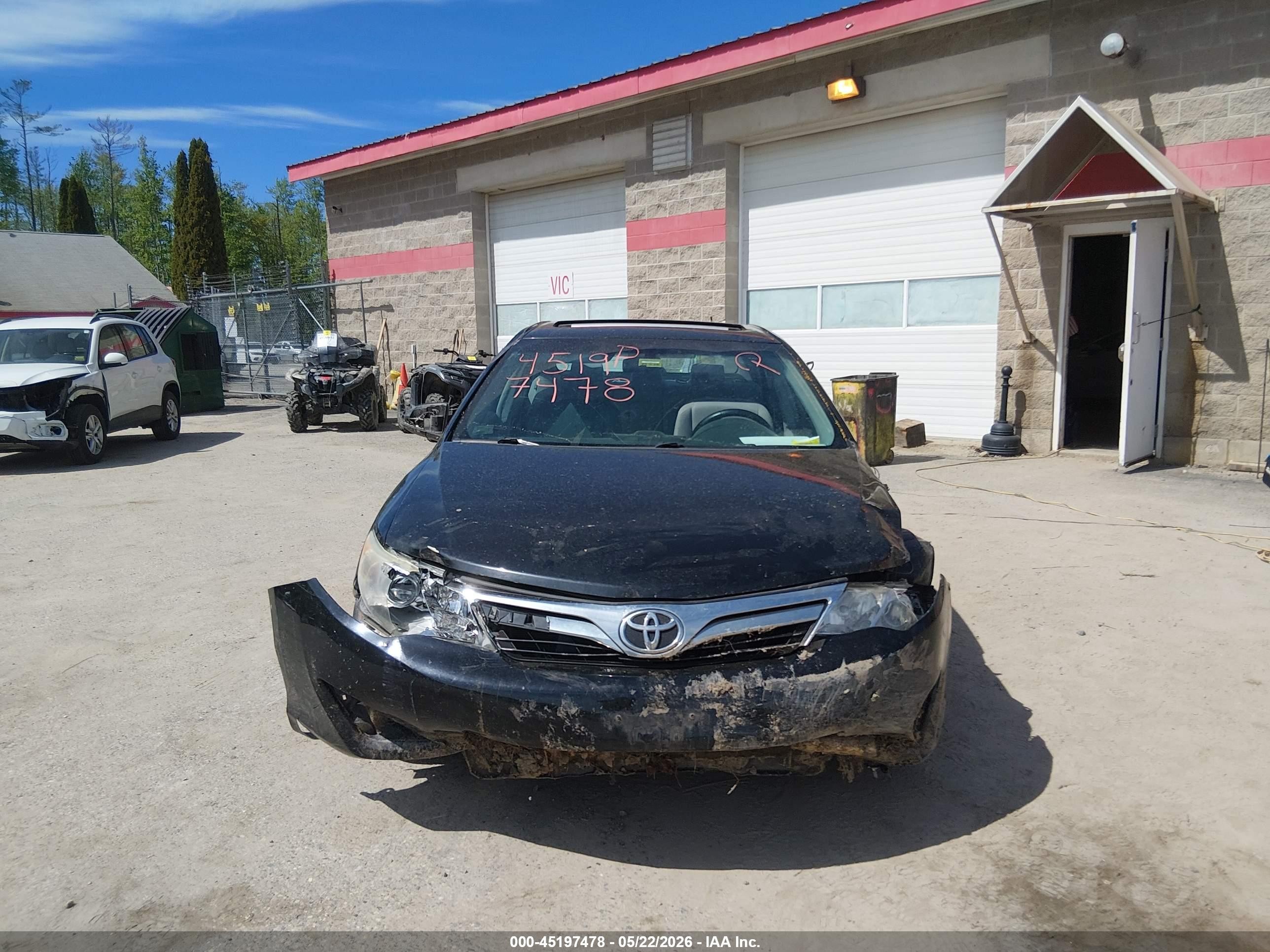 2014 Toyota Camry Xle Black vin: 4T4BF1FK4ER416950