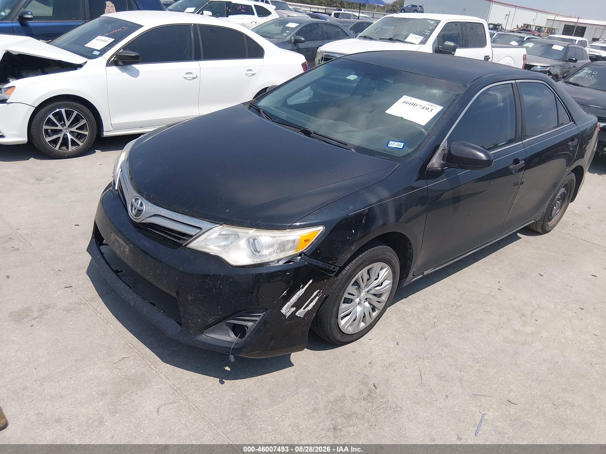 2014 Toyota Camry Le Черный vin: 4T4BF1FK4ER417578