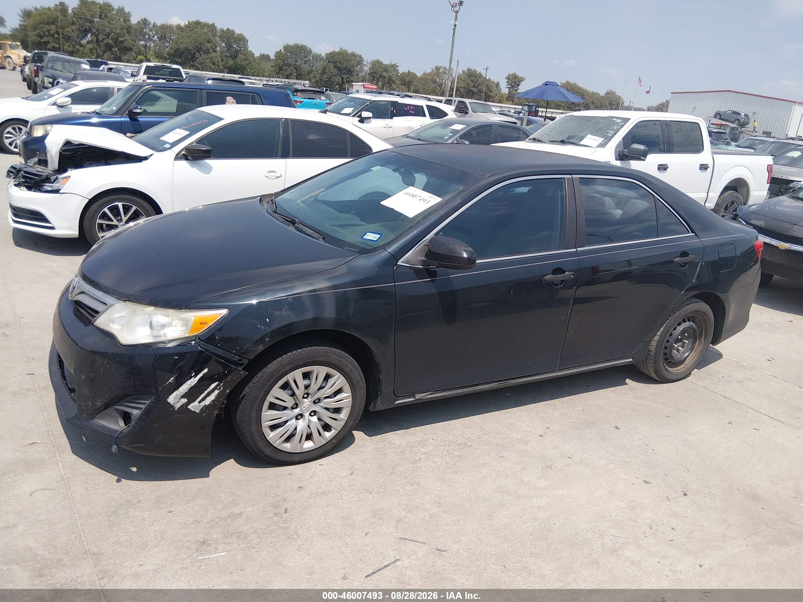 2014 Toyota Camry Le Черный vin: 4T4BF1FK4ER417578