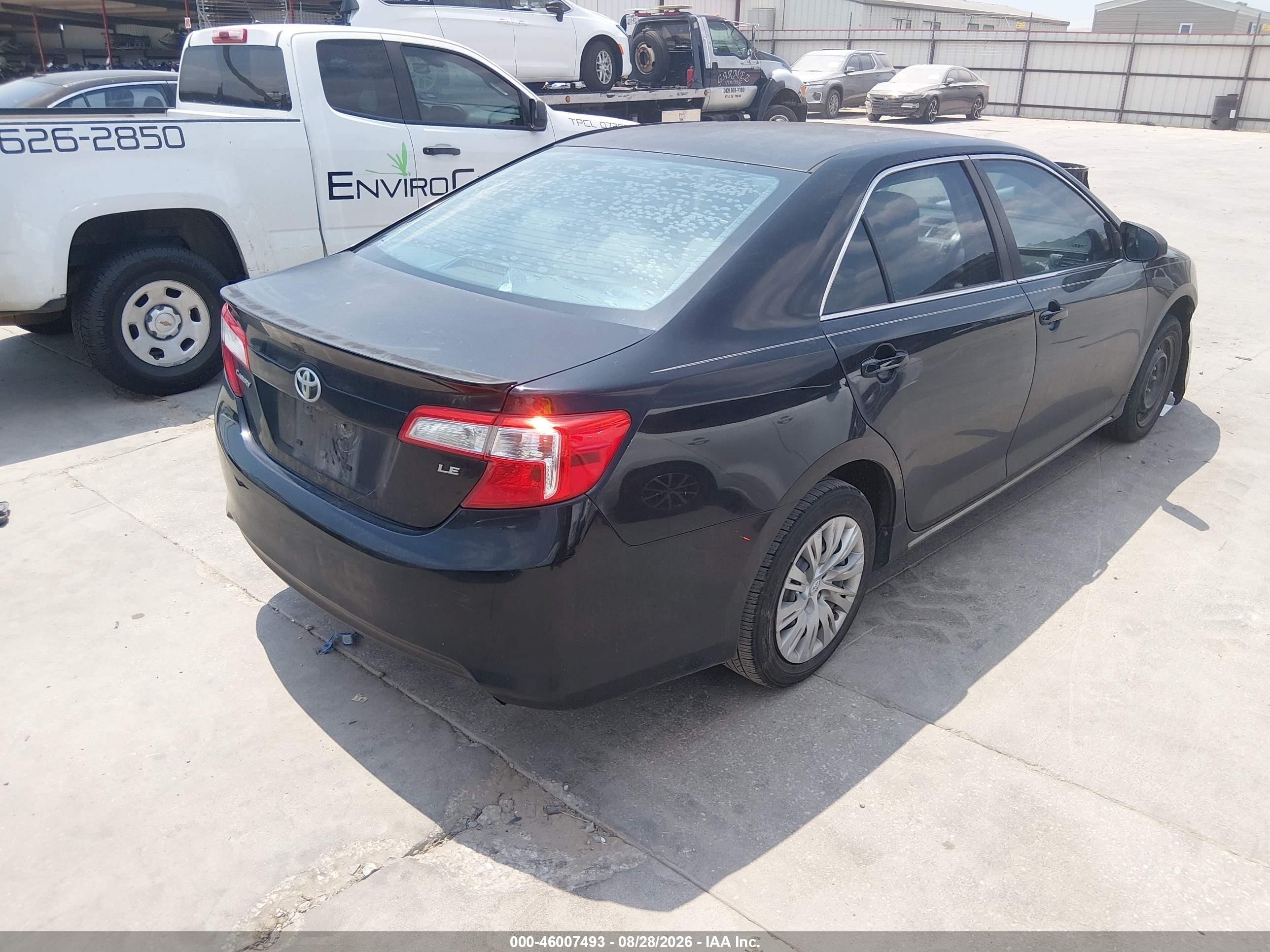 2014 Toyota Camry Le Черный vin: 4T4BF1FK4ER417578