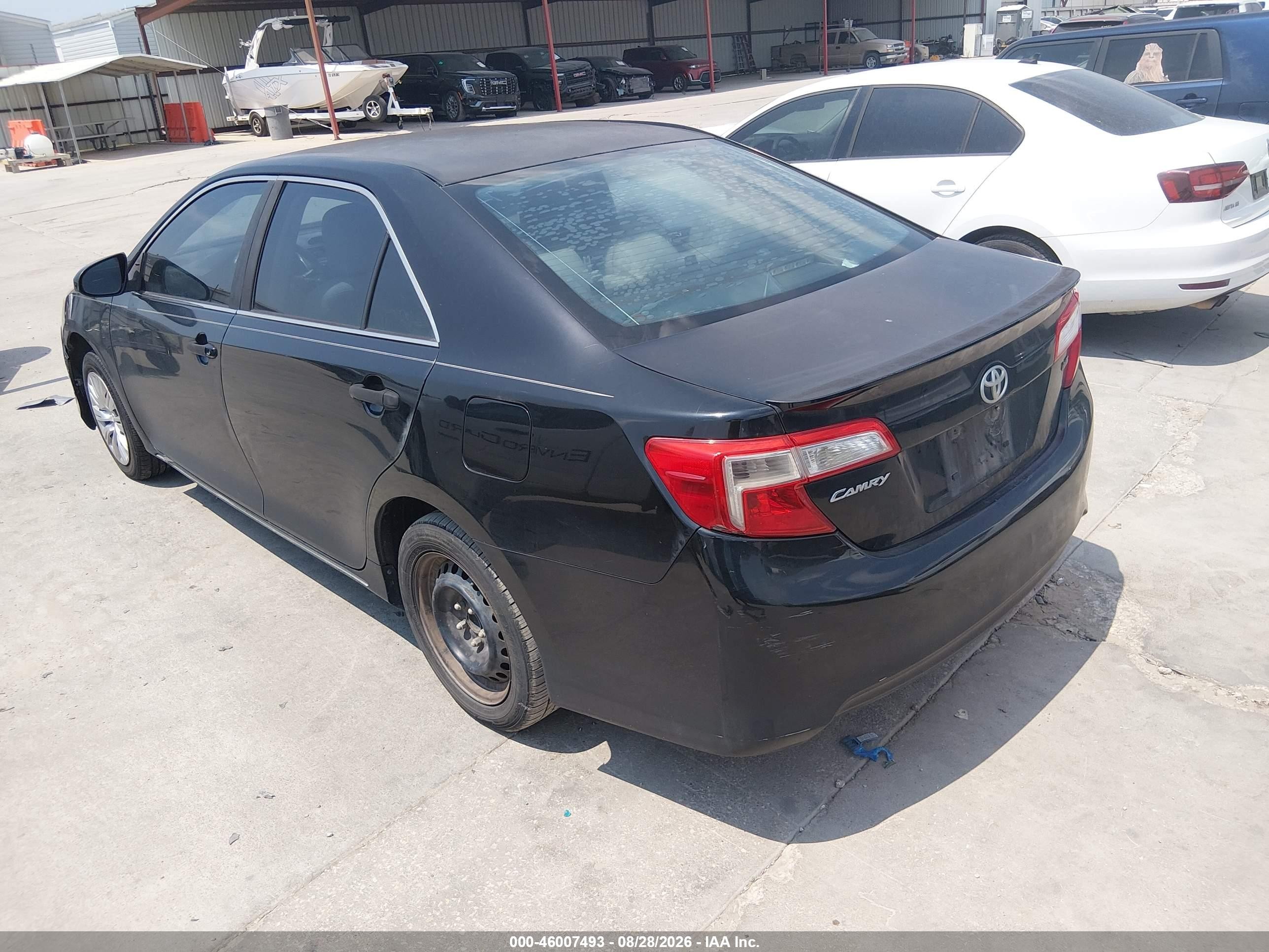 2014 Toyota Camry Le Черный vin: 4T4BF1FK4ER417578